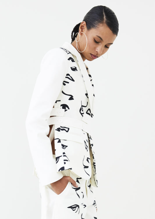 BLAZER SARJA ESTAMPA SURREALISTA