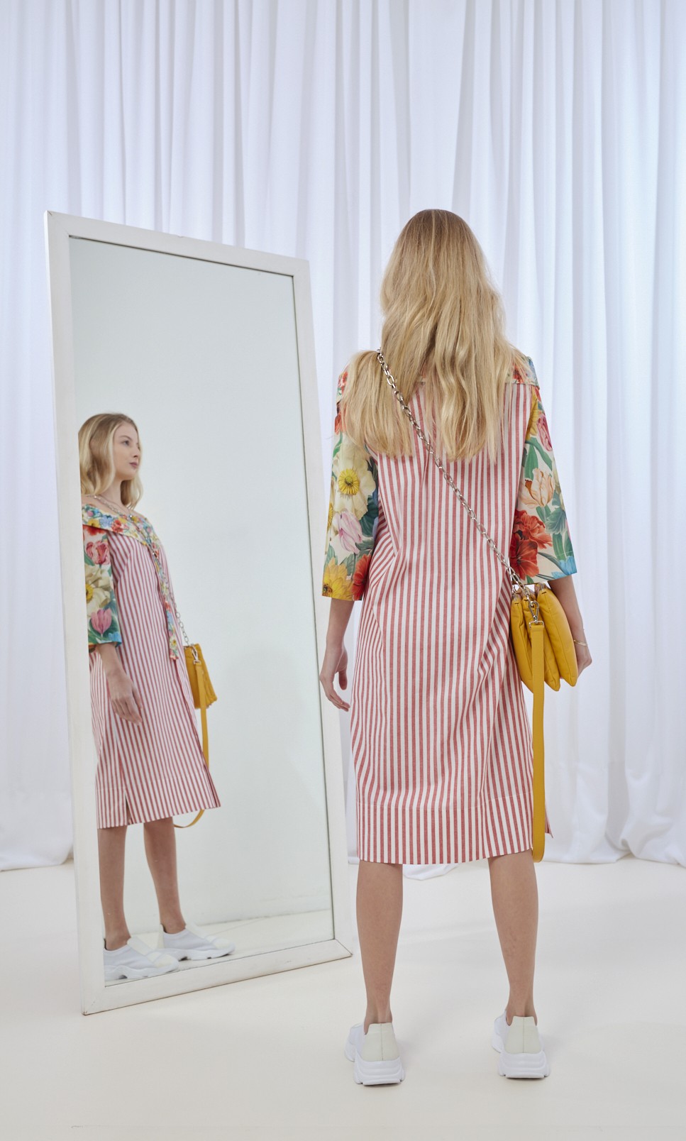 VESTIDO CHEMISE OMBRO A OMBRO