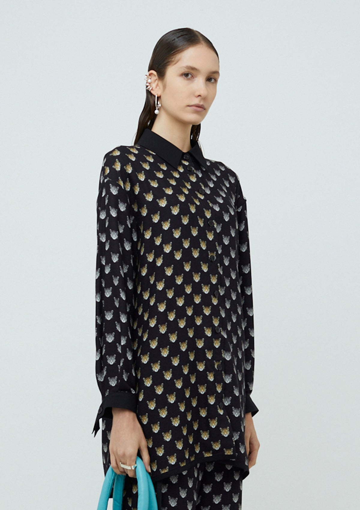 CAMISA OVERSIZED VISCOSE VIVA ONÇA