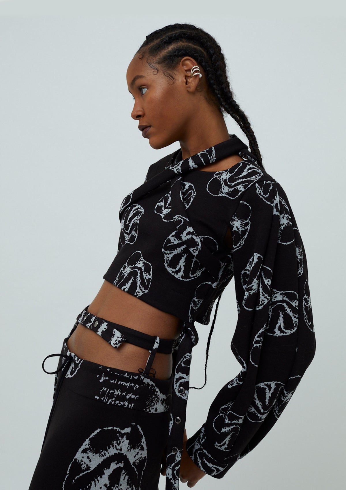 BLUSA MALHA RENASCIMENTO COM FAIXAS