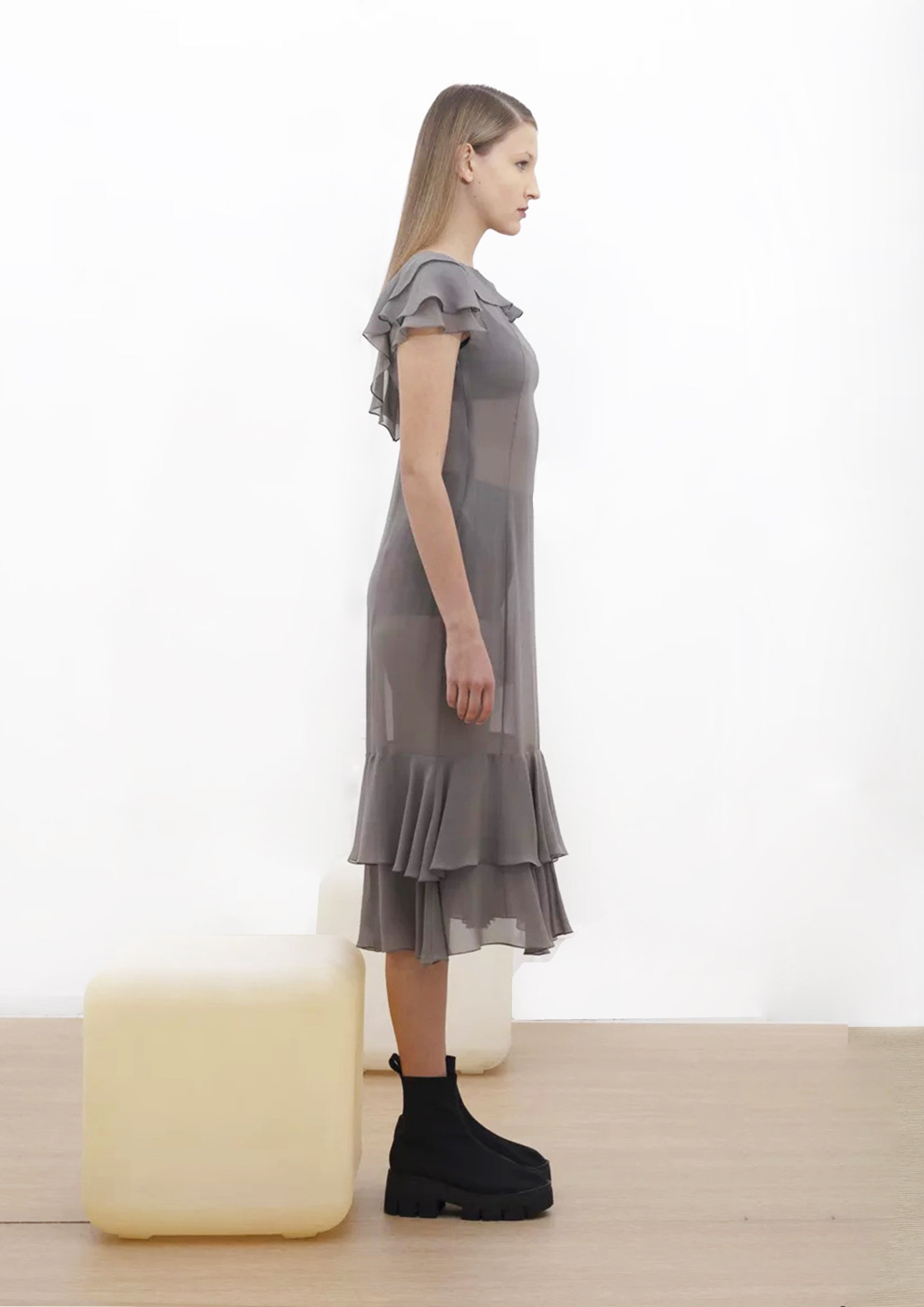 VESTIDO 30'S SEDA