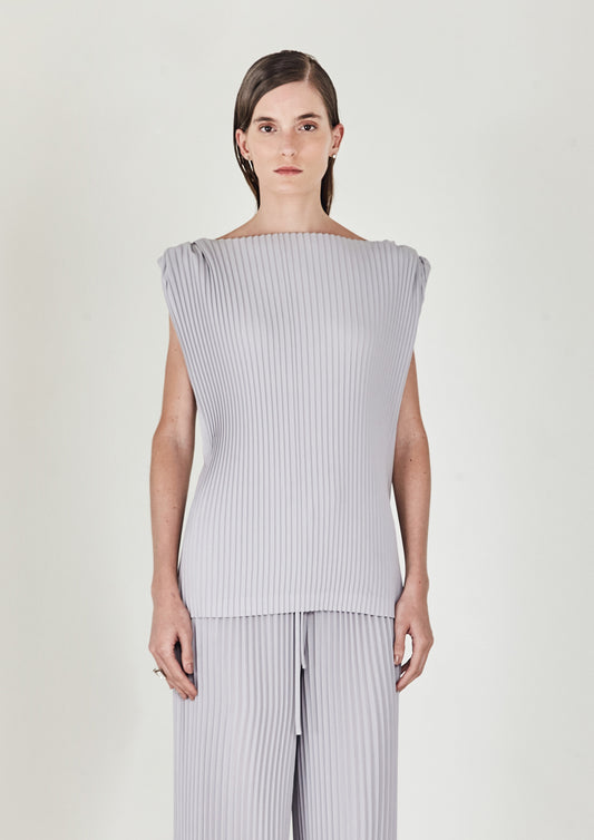 BLUSA PLISSADA COM MANGA