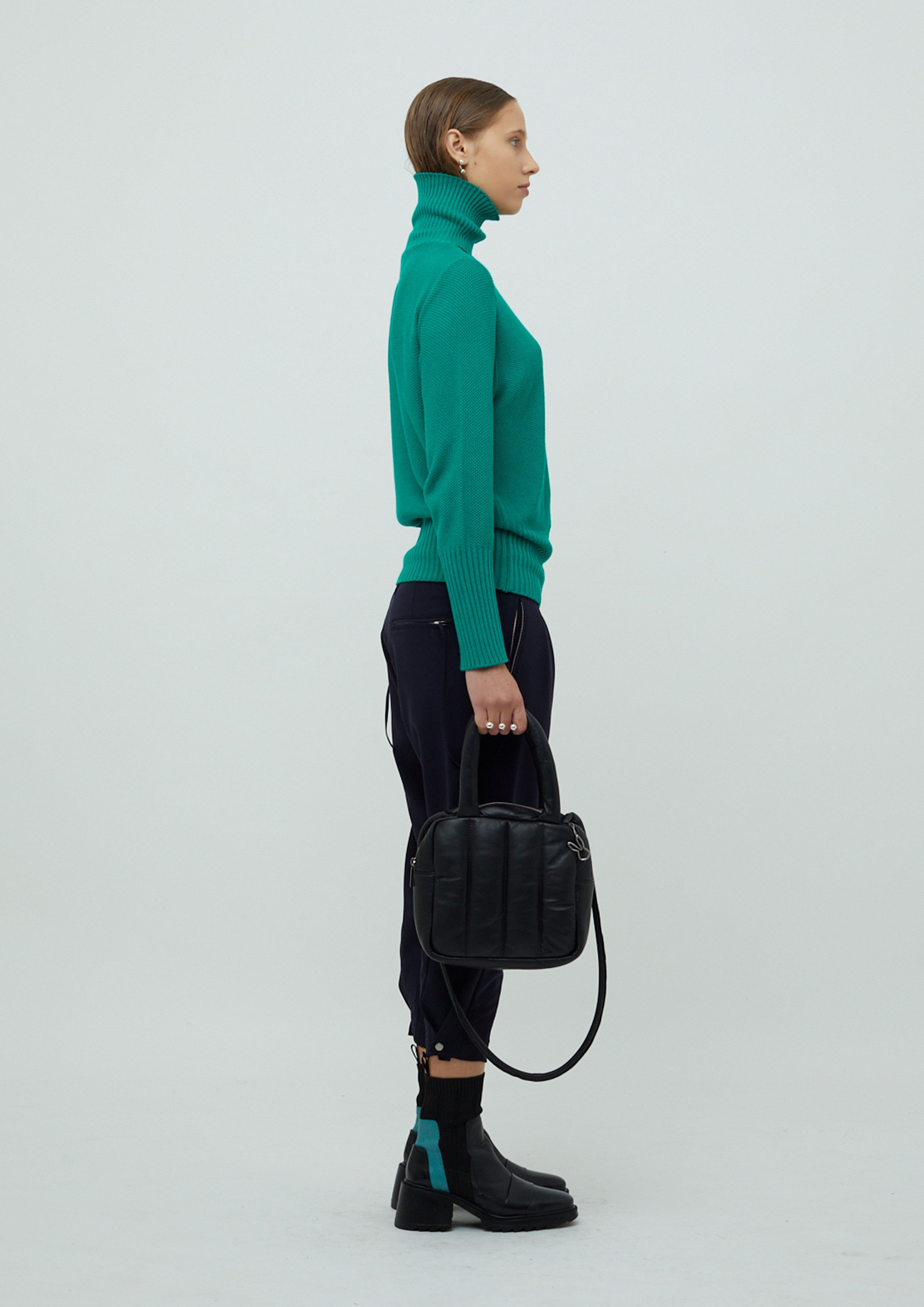 CALÇA GABARDINE COM MALHA LILIAN PACCE