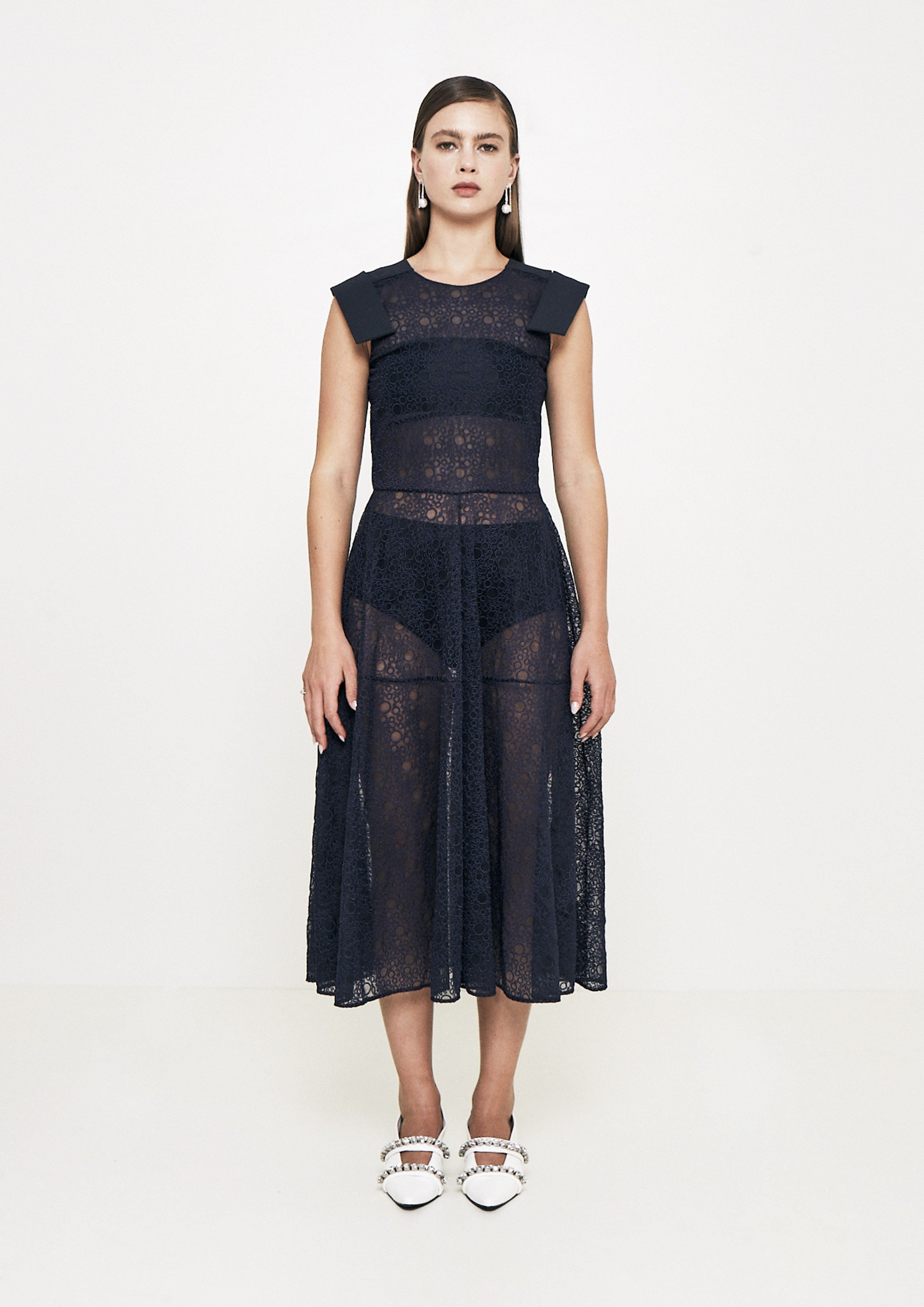 VESTIDO BAILARINA COM TULE BORDADO