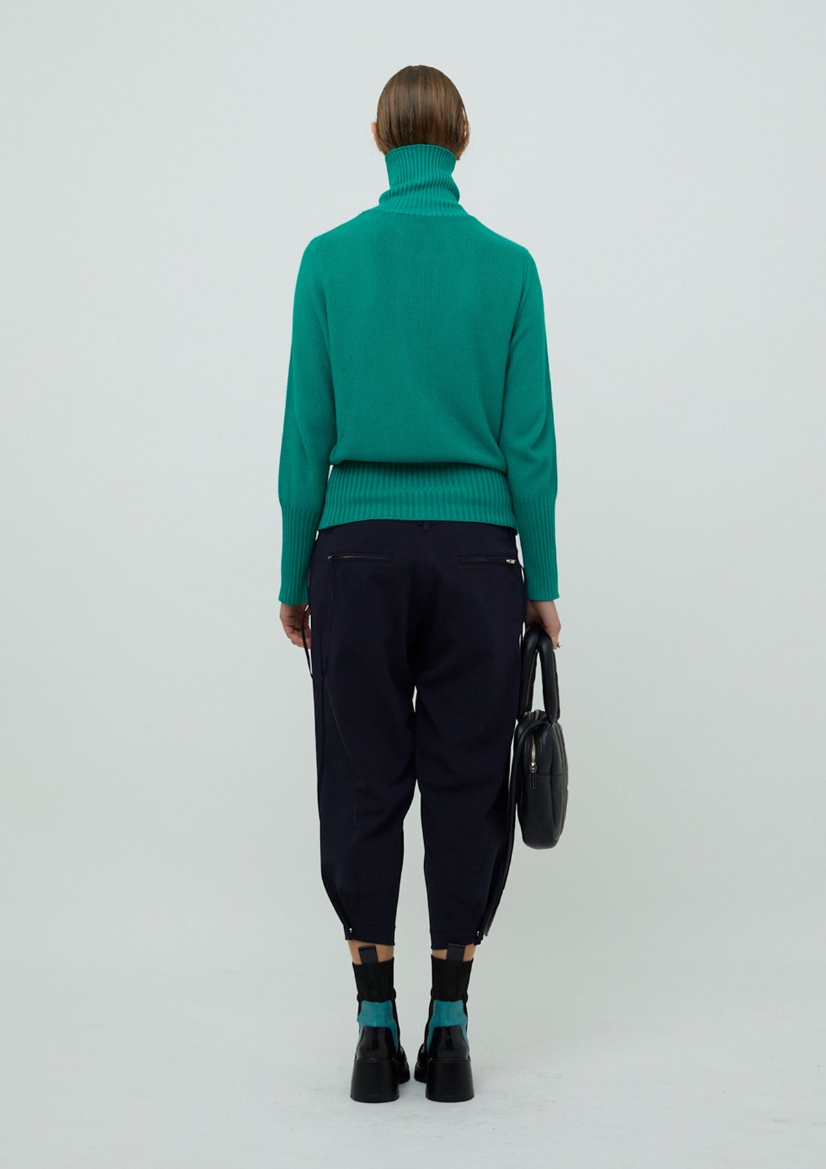 CALÇA GABARDINE COM MALHA LILIAN PACCE