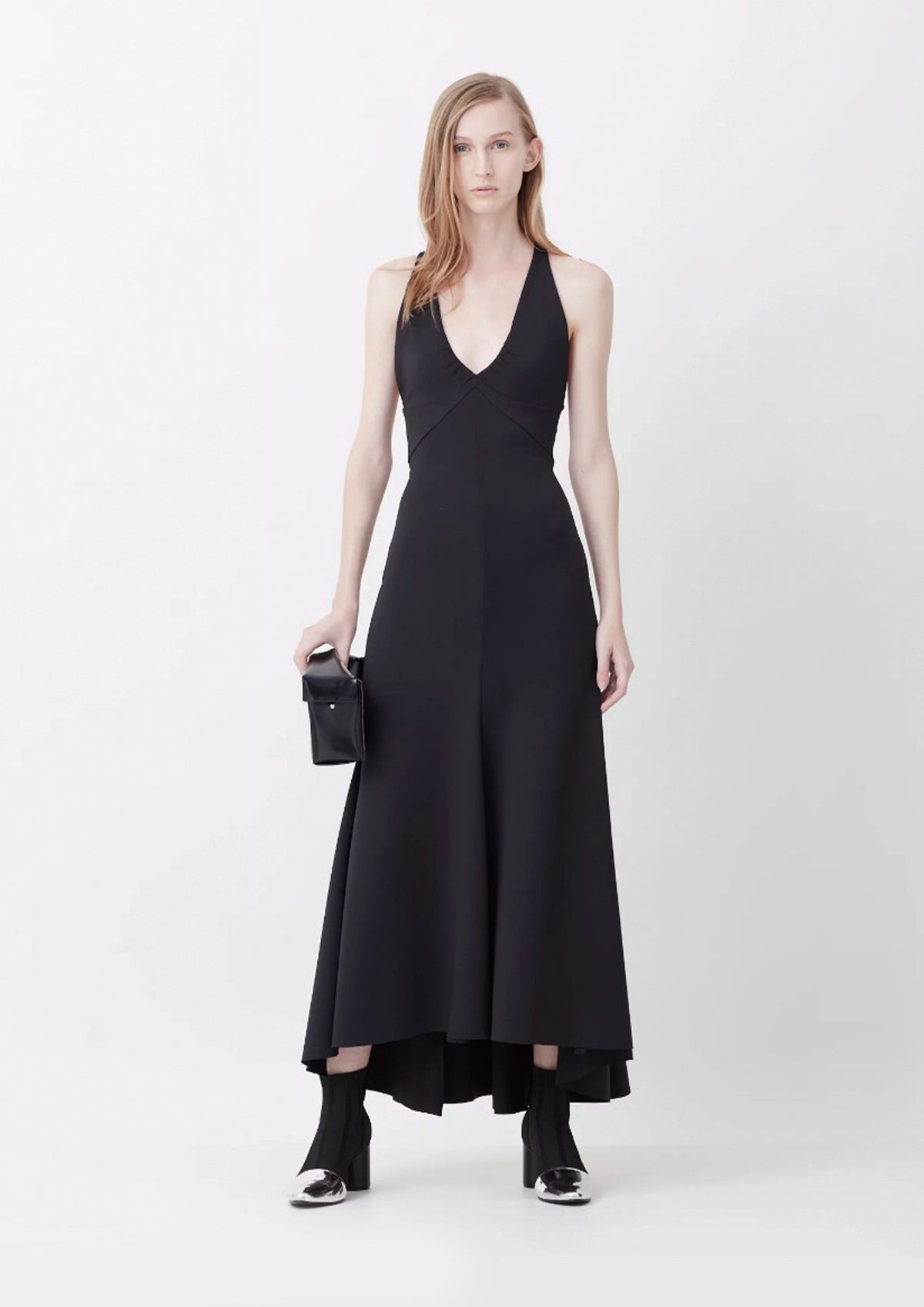 VESTIDO LONGO COSTAS NUA JERSEY SENSIL