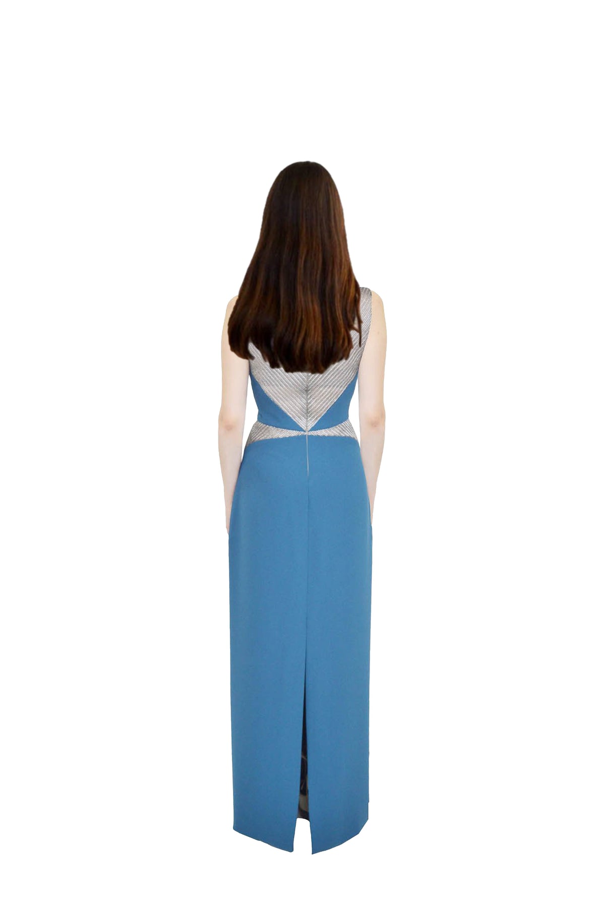 VESTIDO LONGO GEOMÉTRICO