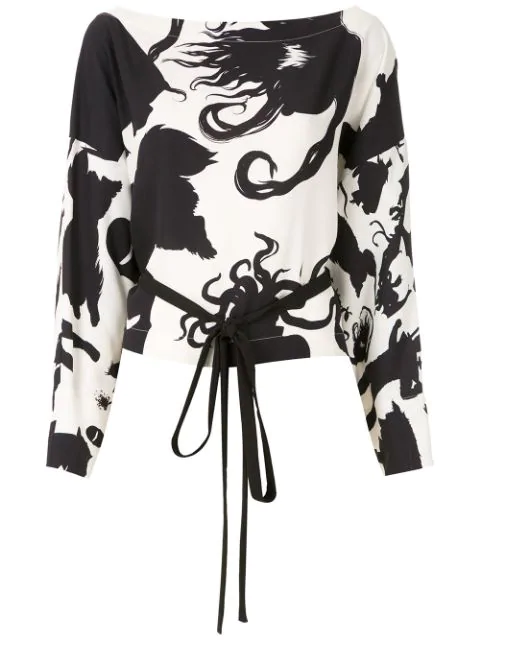 BLUSA RETÂNGULO DRAGÕES