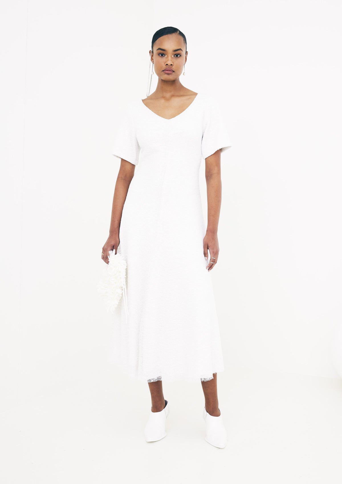 VESTIDO EVASÊ TELA DE PAETÊ