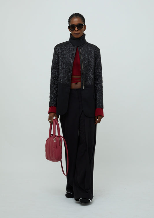BLAZER DE LÃ E MATELASSÊ