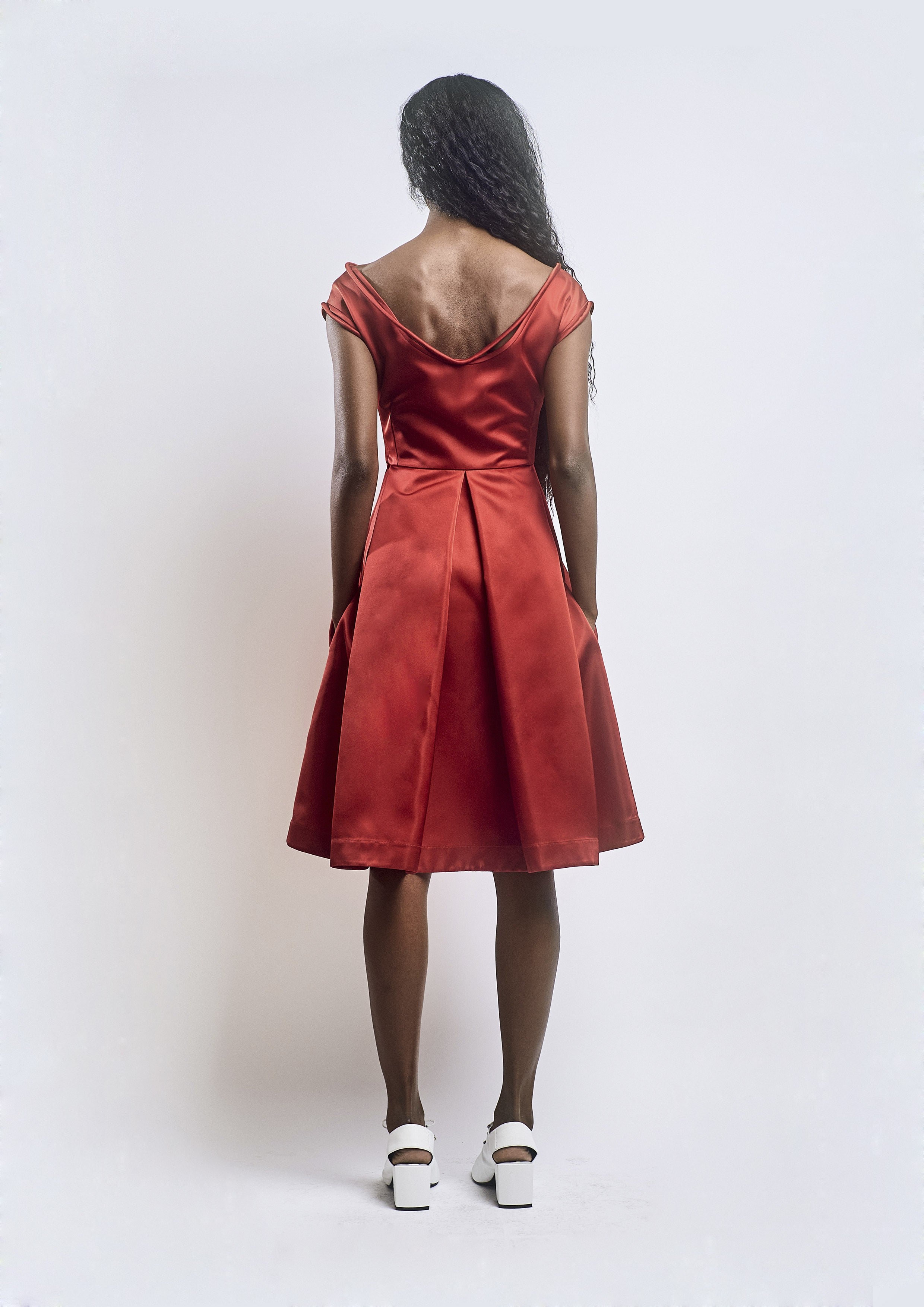 VESTIDO 50 S CURTO ACETATO