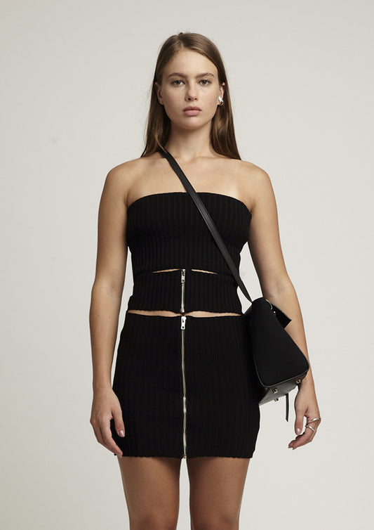 TRICOT FAIXAS COM ZÍPER