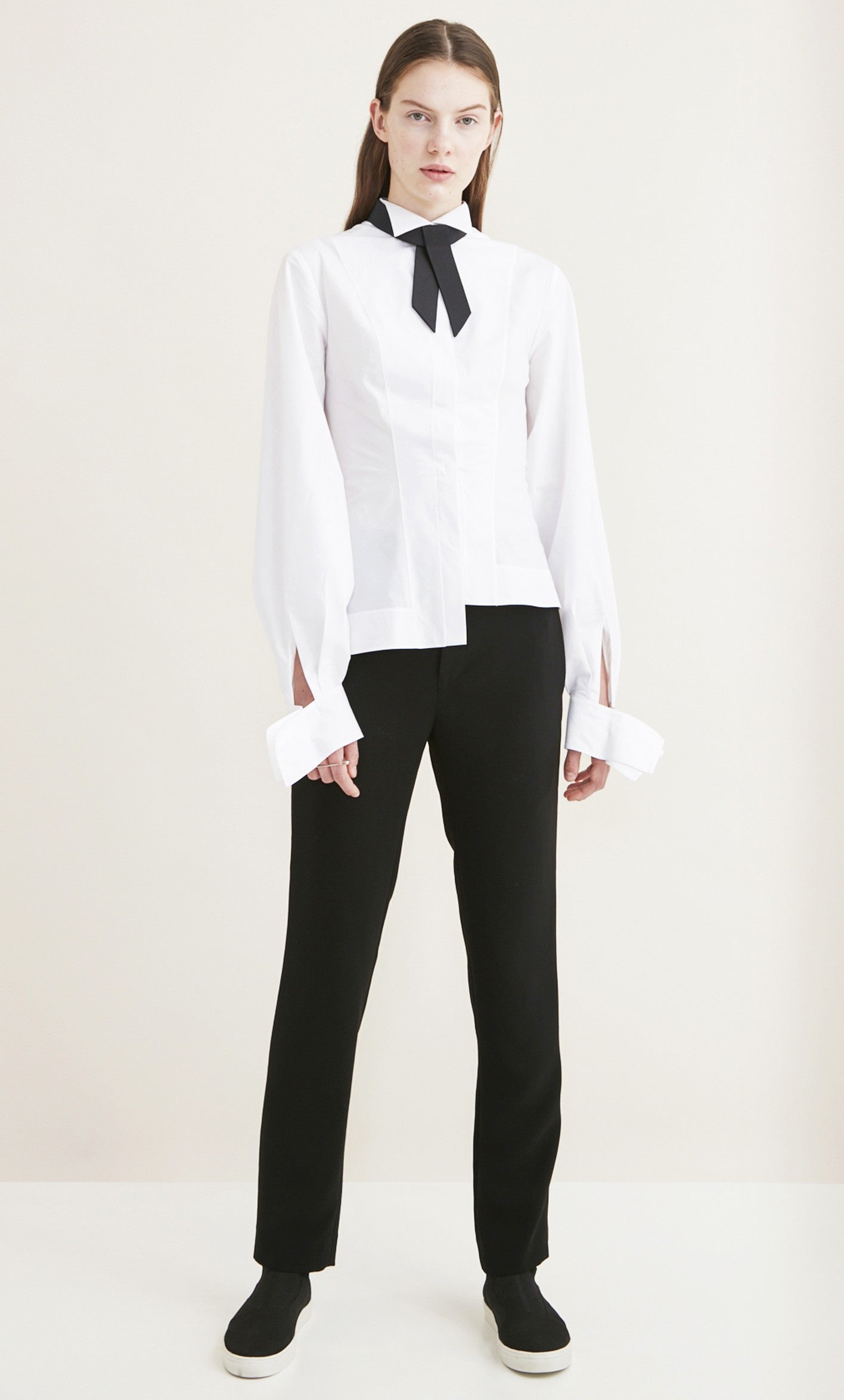 CAMISA SMOKING CREPE