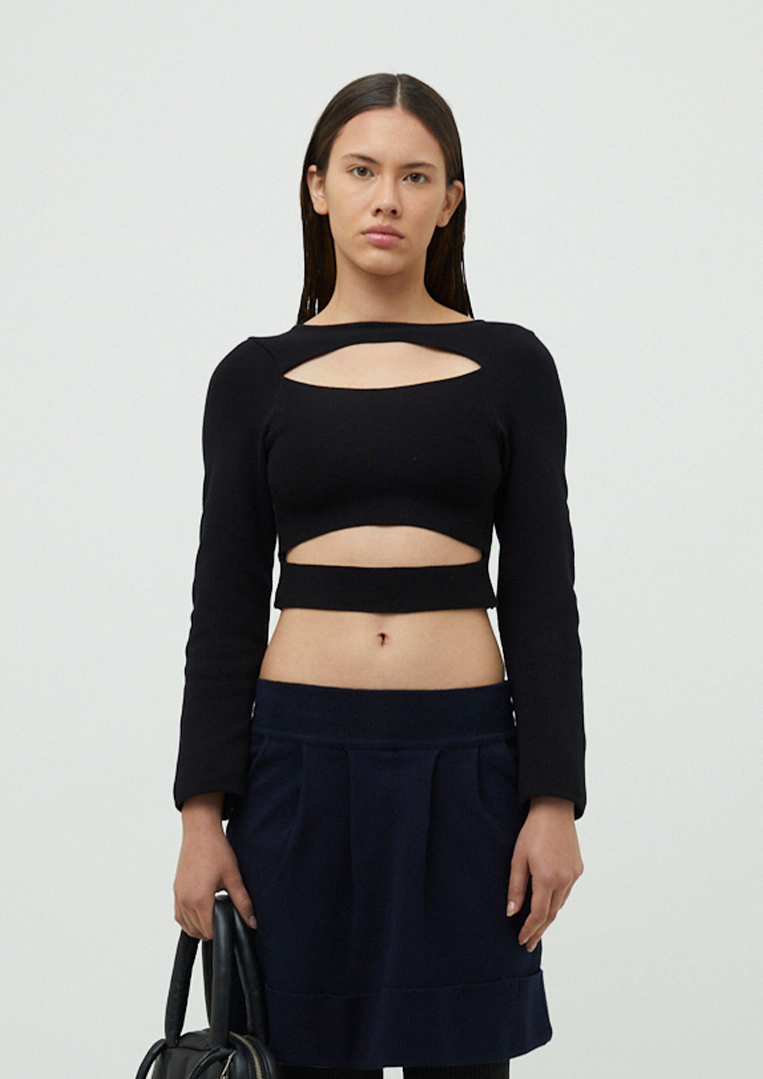 CROPPED VAZADO DE TRICOT