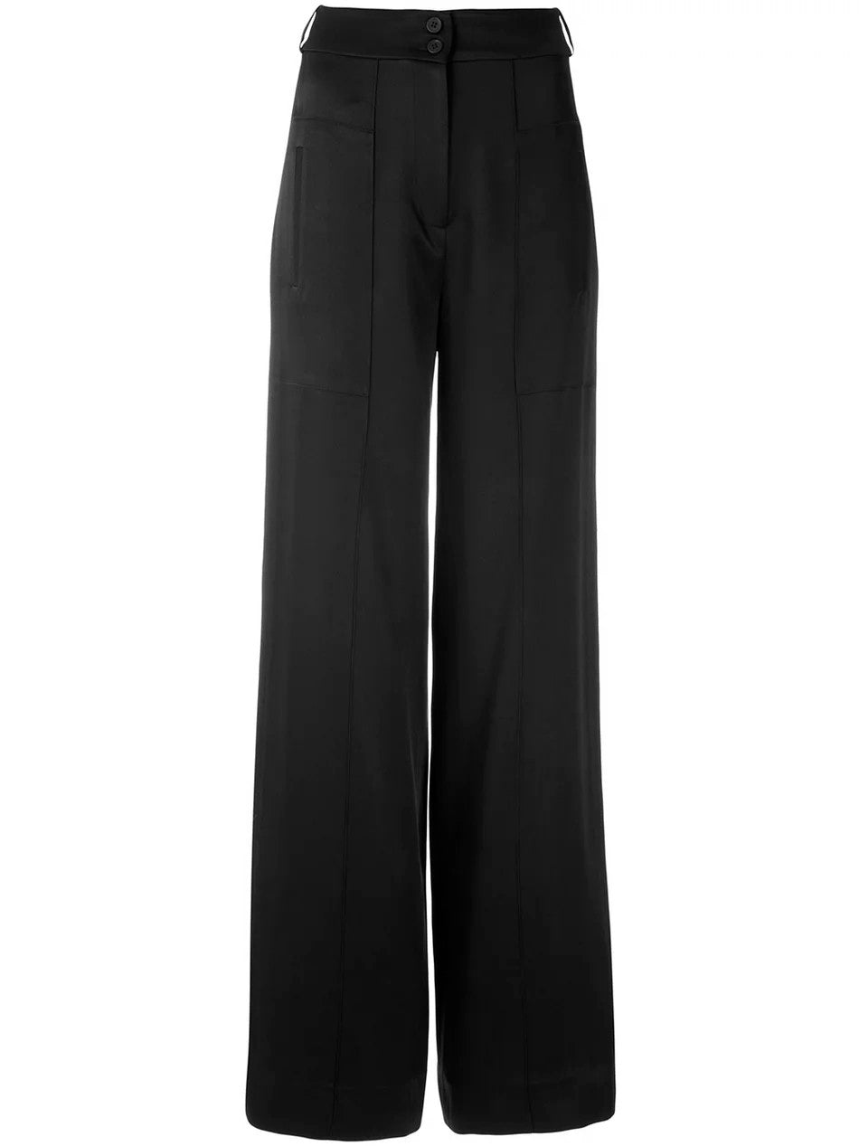 CALÇA RETA DE CREPE
