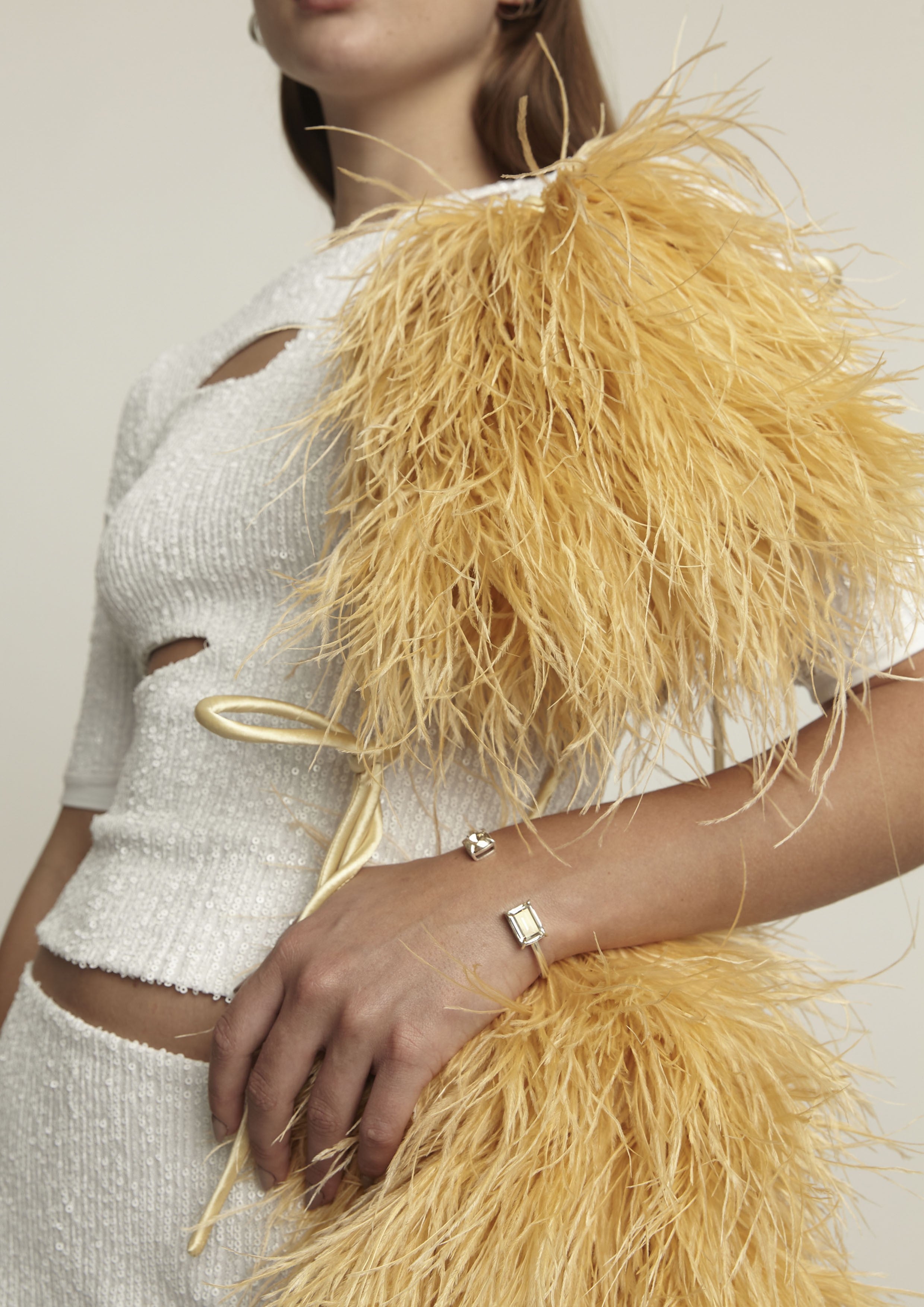 BOLSA SACO COM PLUMAS