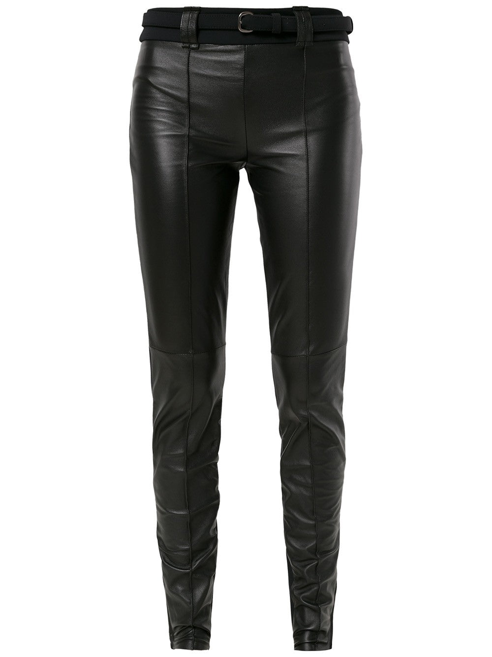 CALÇA LEGGING COM CINTO COURO E TK