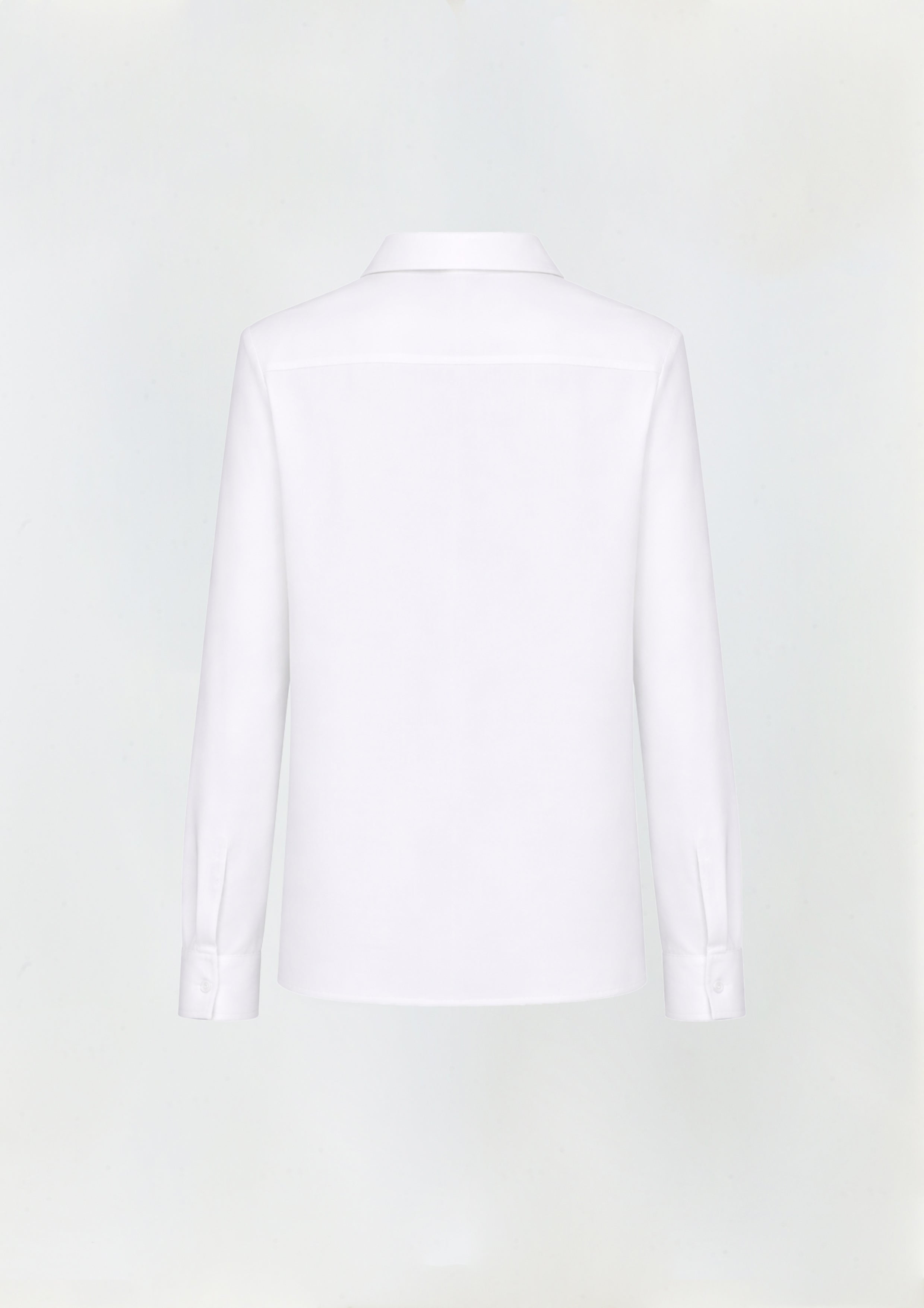 CAMISA CLÁSSICA DE CETIM DE SEDA