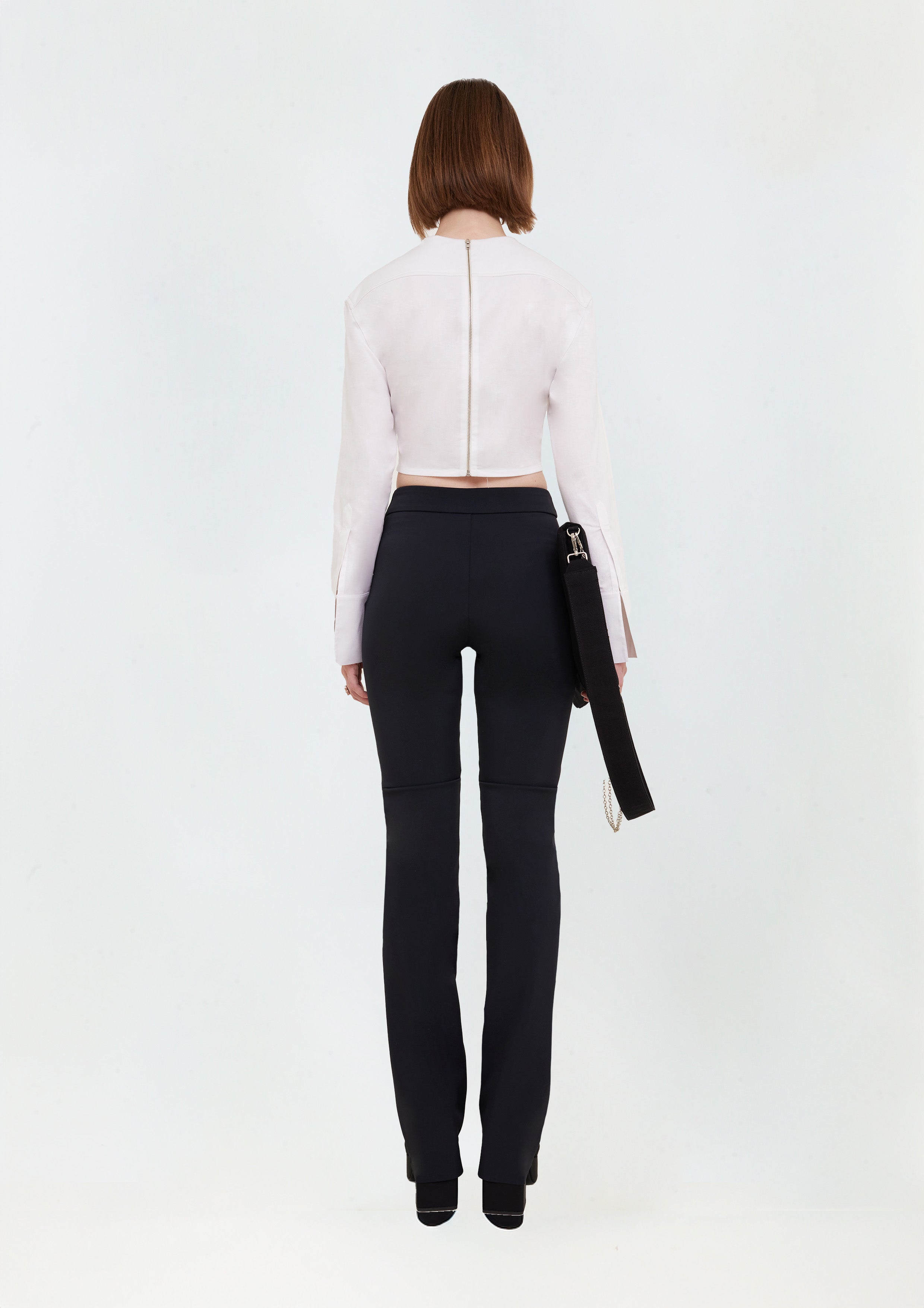 CALÇA FLARE CINTURA ALTA