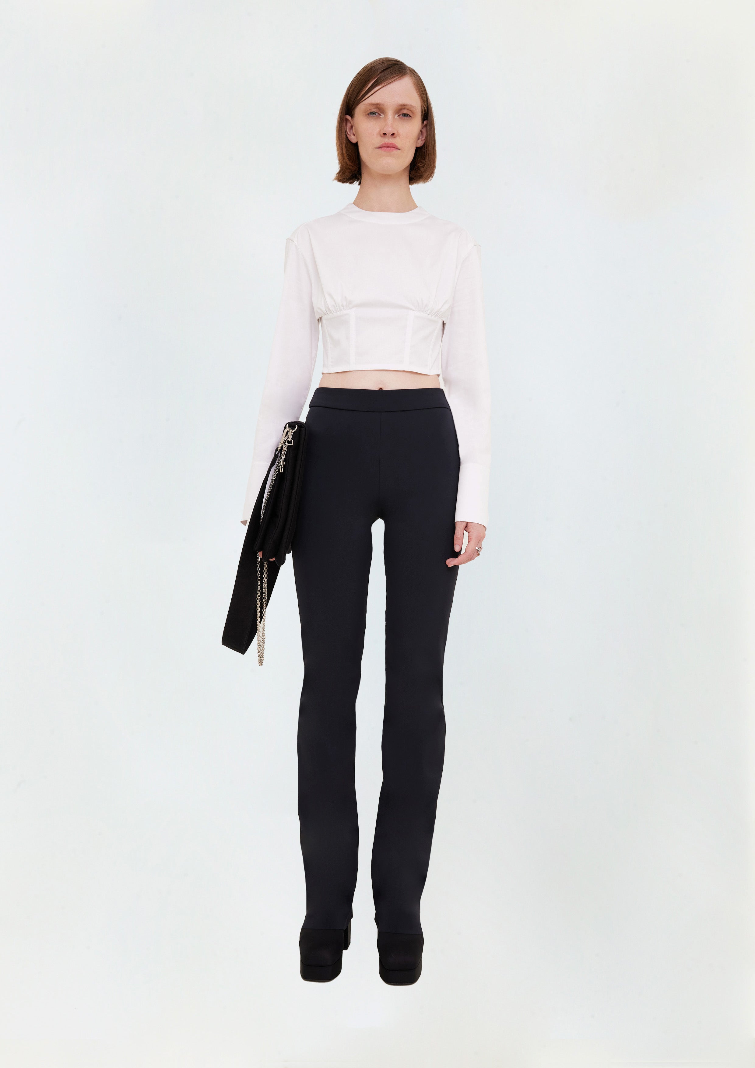 CALÇA FLARE CINTURA ALTA