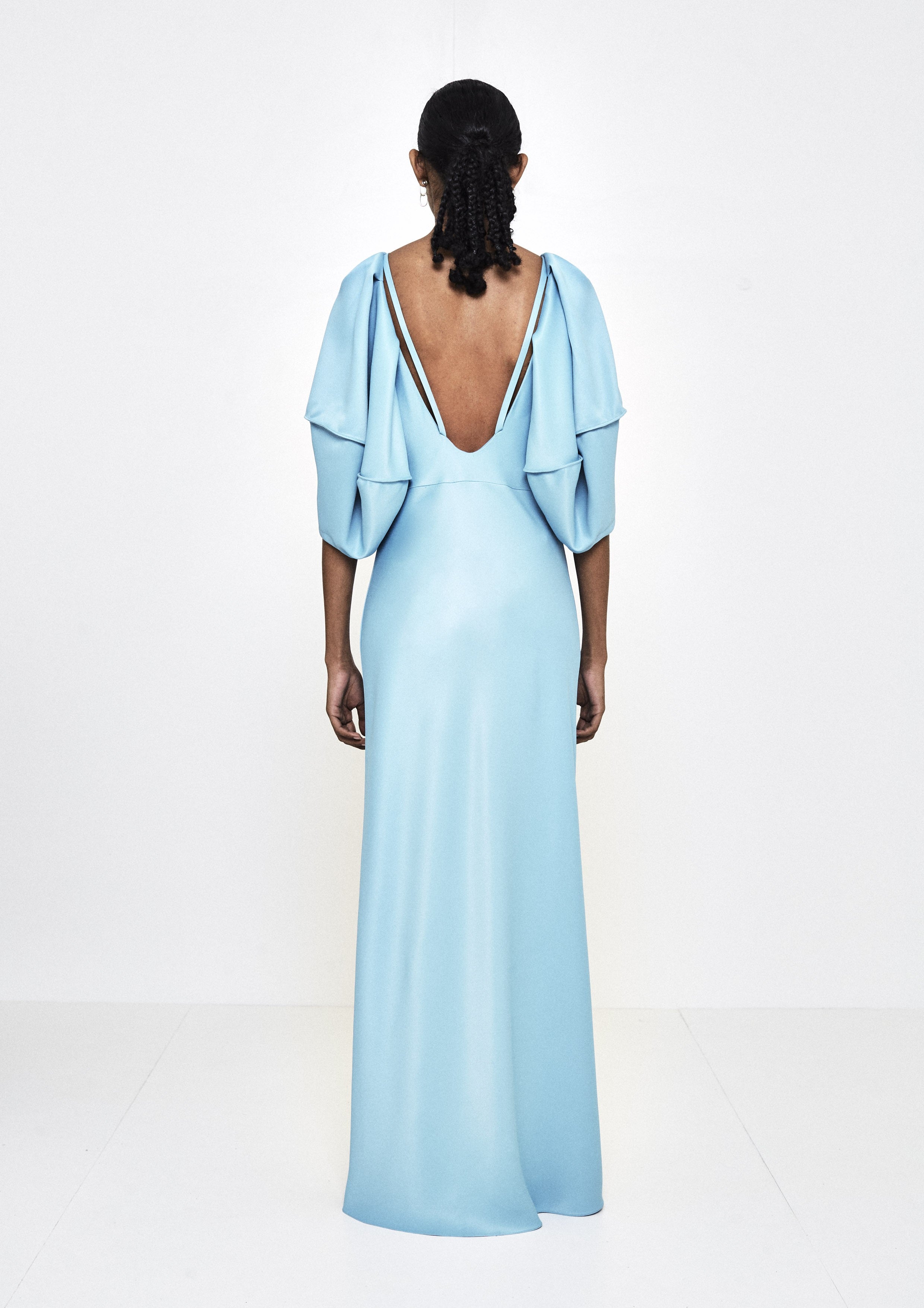 VESTIDO HENRIQUE VIII CREPE