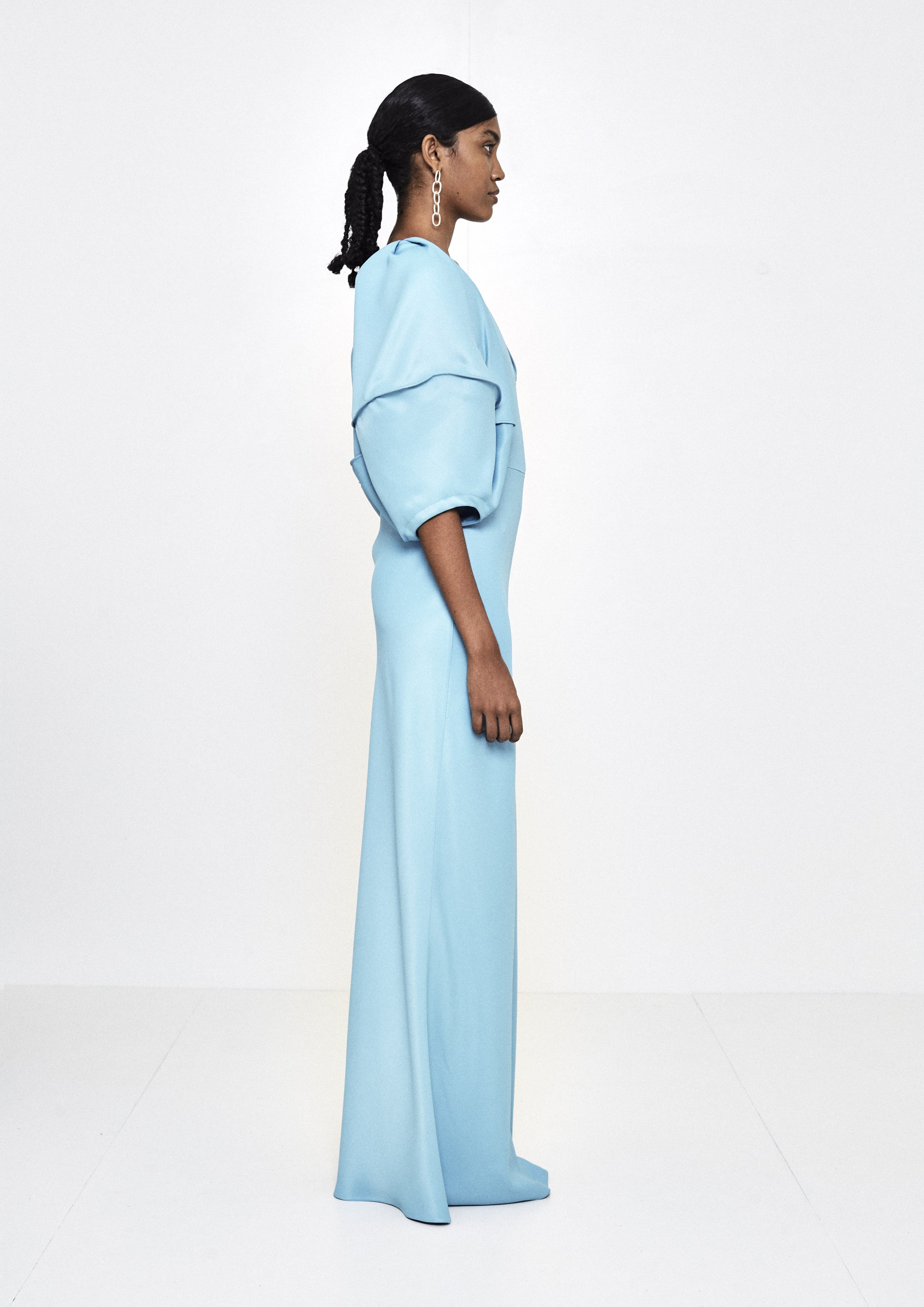 VESTIDO HENRIQUE VIII CREPE
