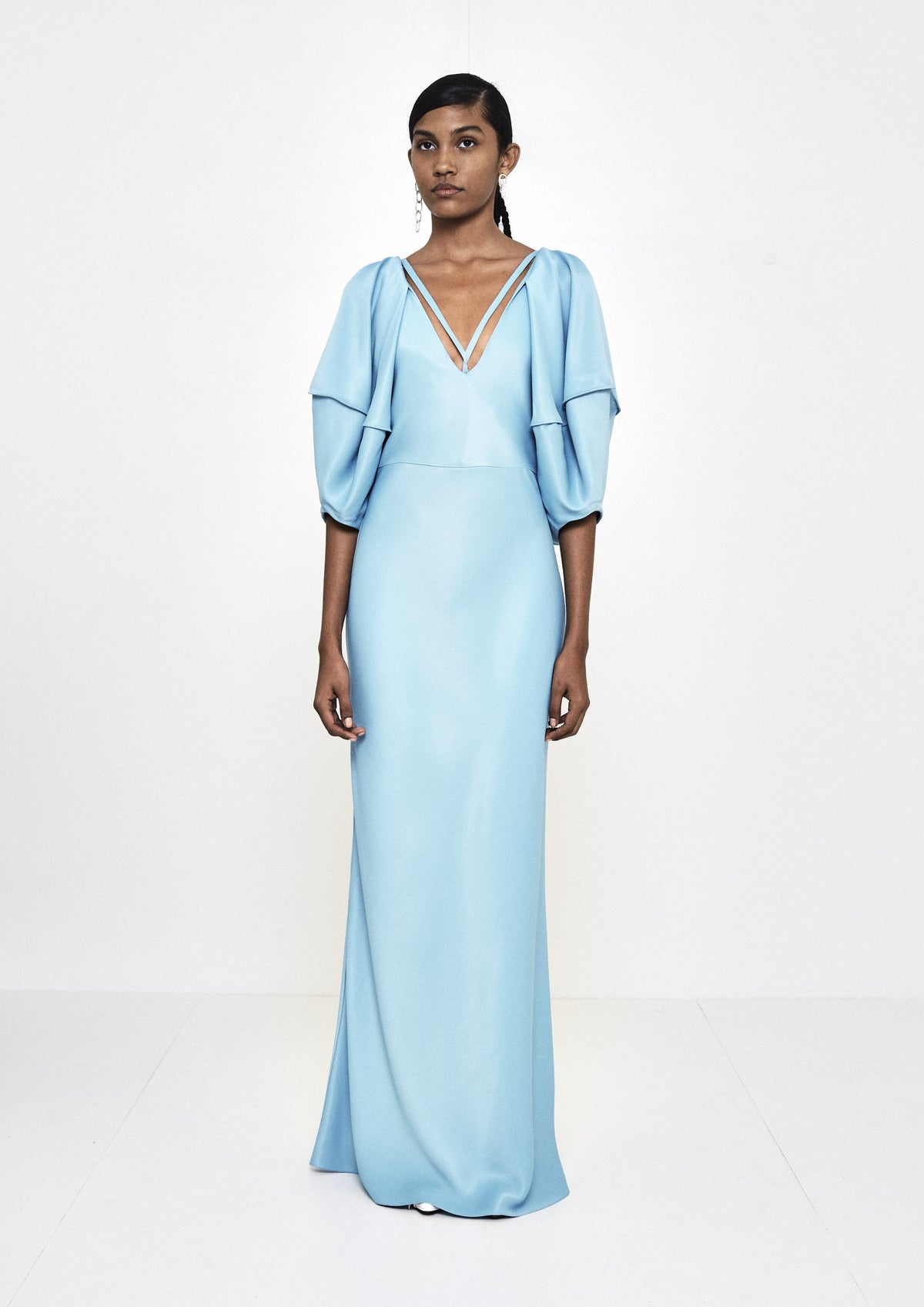VESTIDO HENRIQUE VIII CREPE