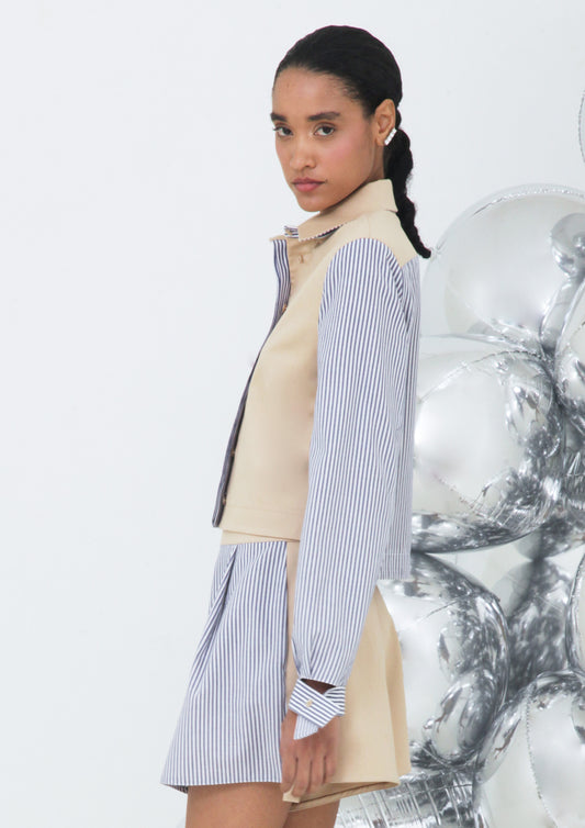 CAMISA CROPPED ISABELLA FIORENTINO