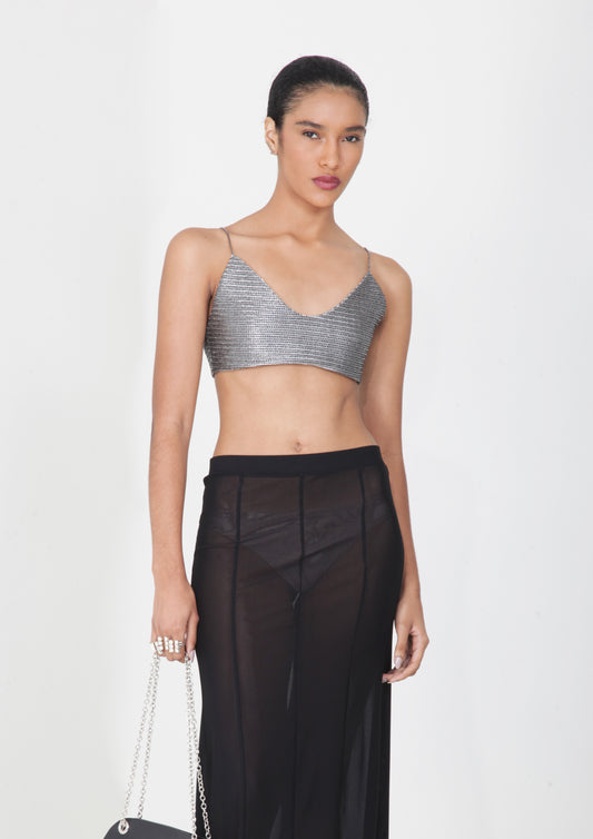 TOP METALIZADO ISABELLA FIORENTINO