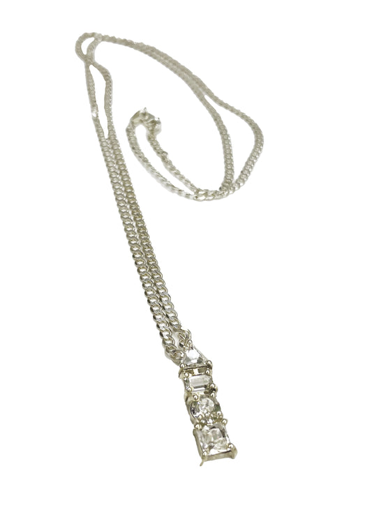 COLAR GEOMETRIA 4 BRILHANTES