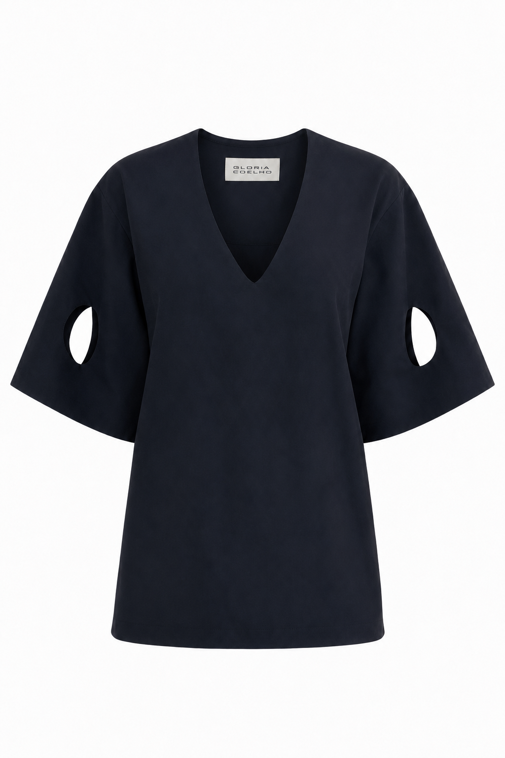 BLUSA COM MANGAS VAZADAS
