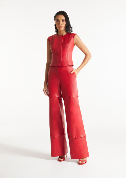 CALÇA DESTACÁVEL EM COURO