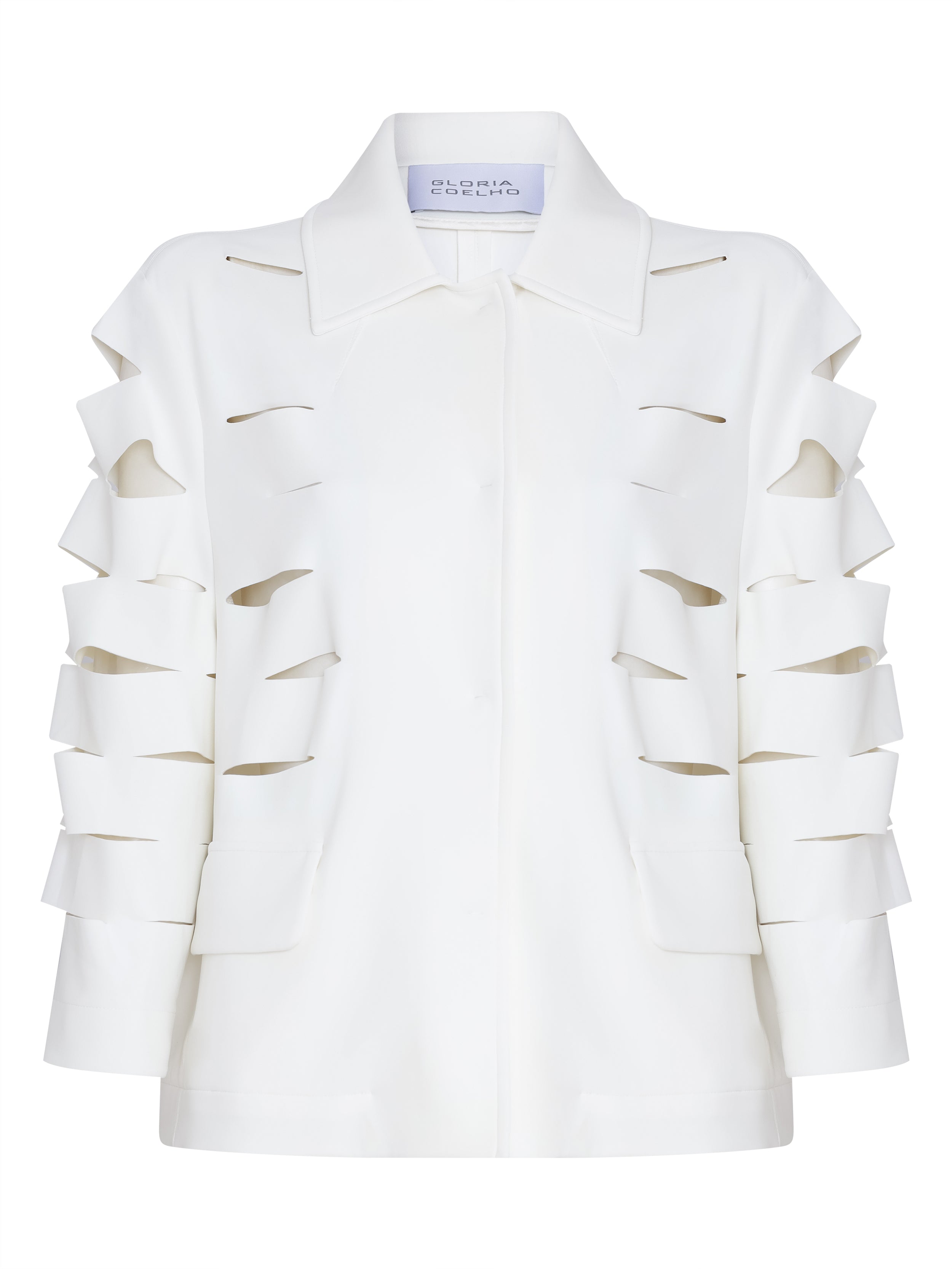 BLAZER POLO VAZADO DE JERSEY