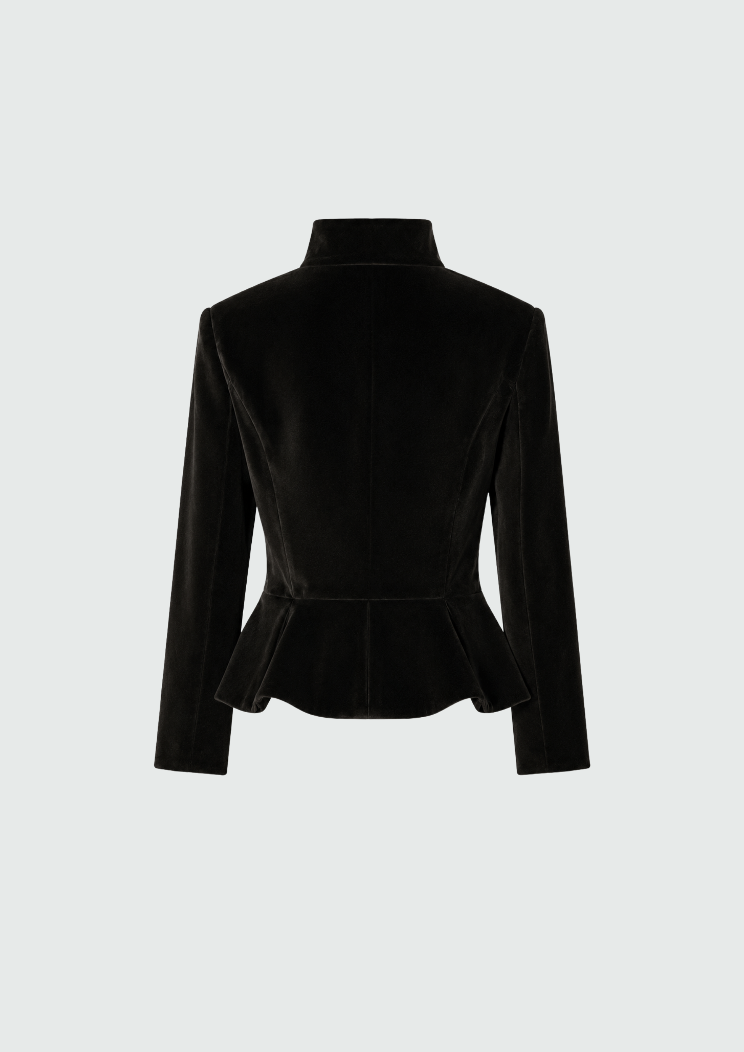 BLAZER VELUDO COM BASQUE