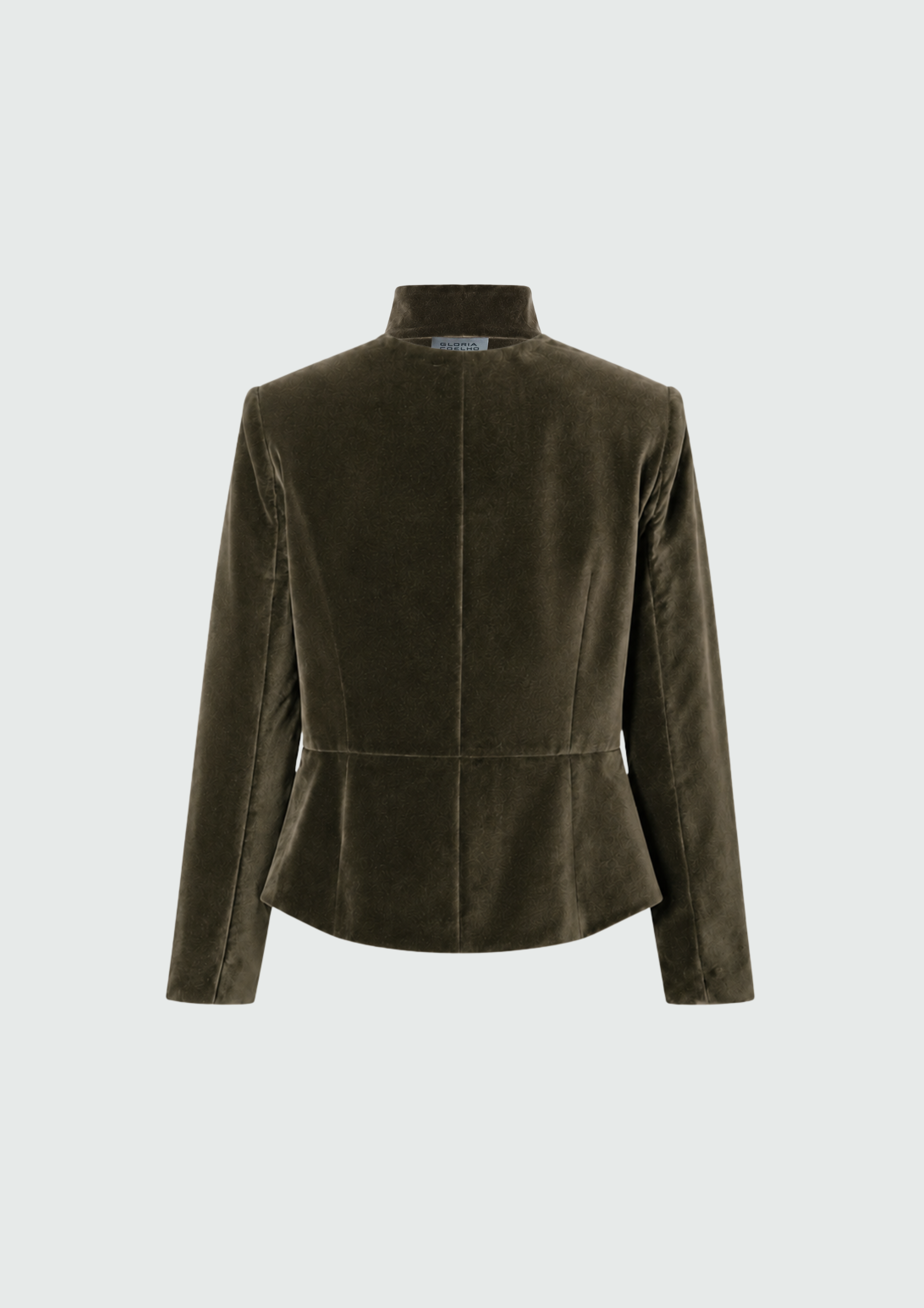 BLAZER VELUDO COM BASQUE