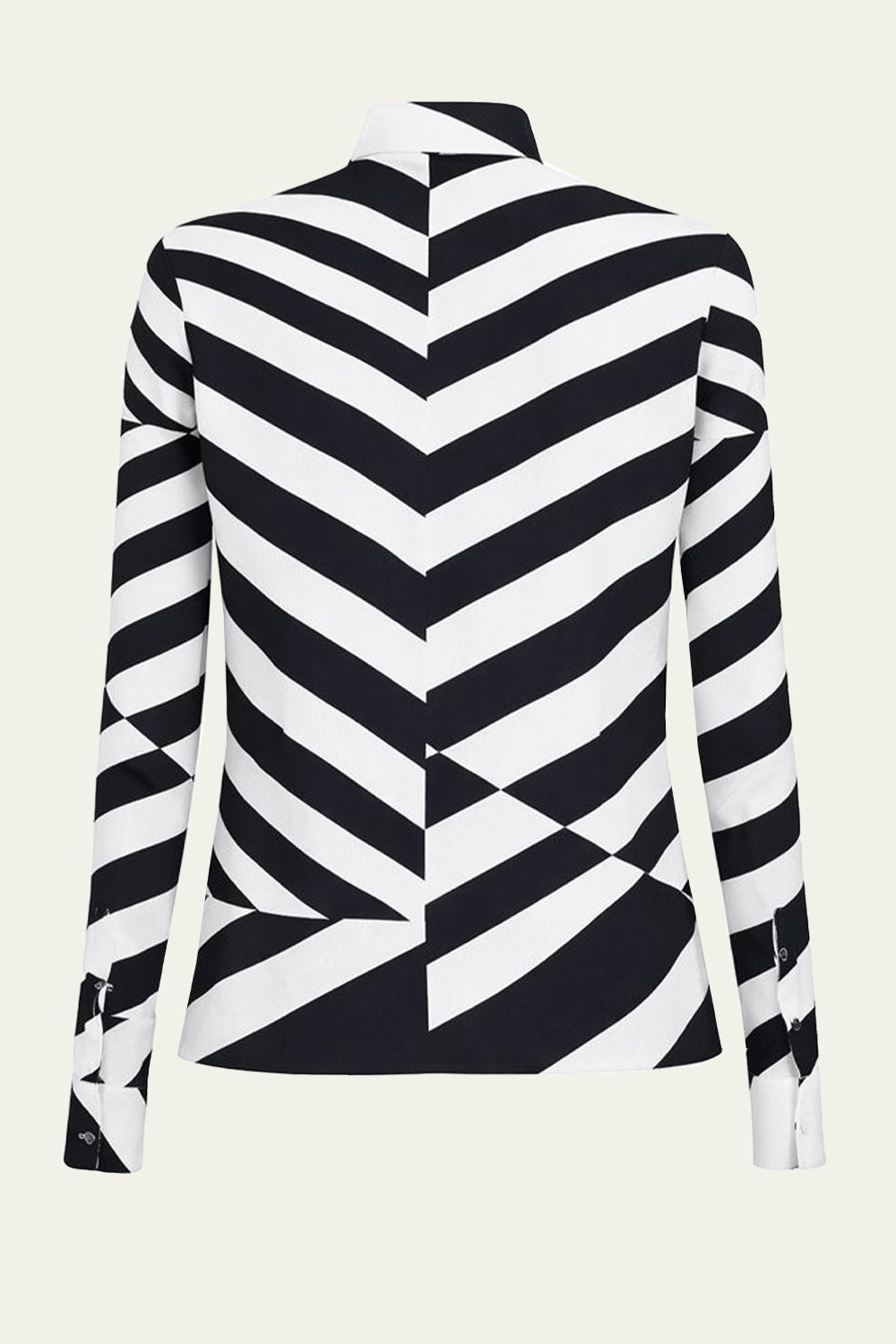 CAMISA JUSTA LISTRAS OP ART