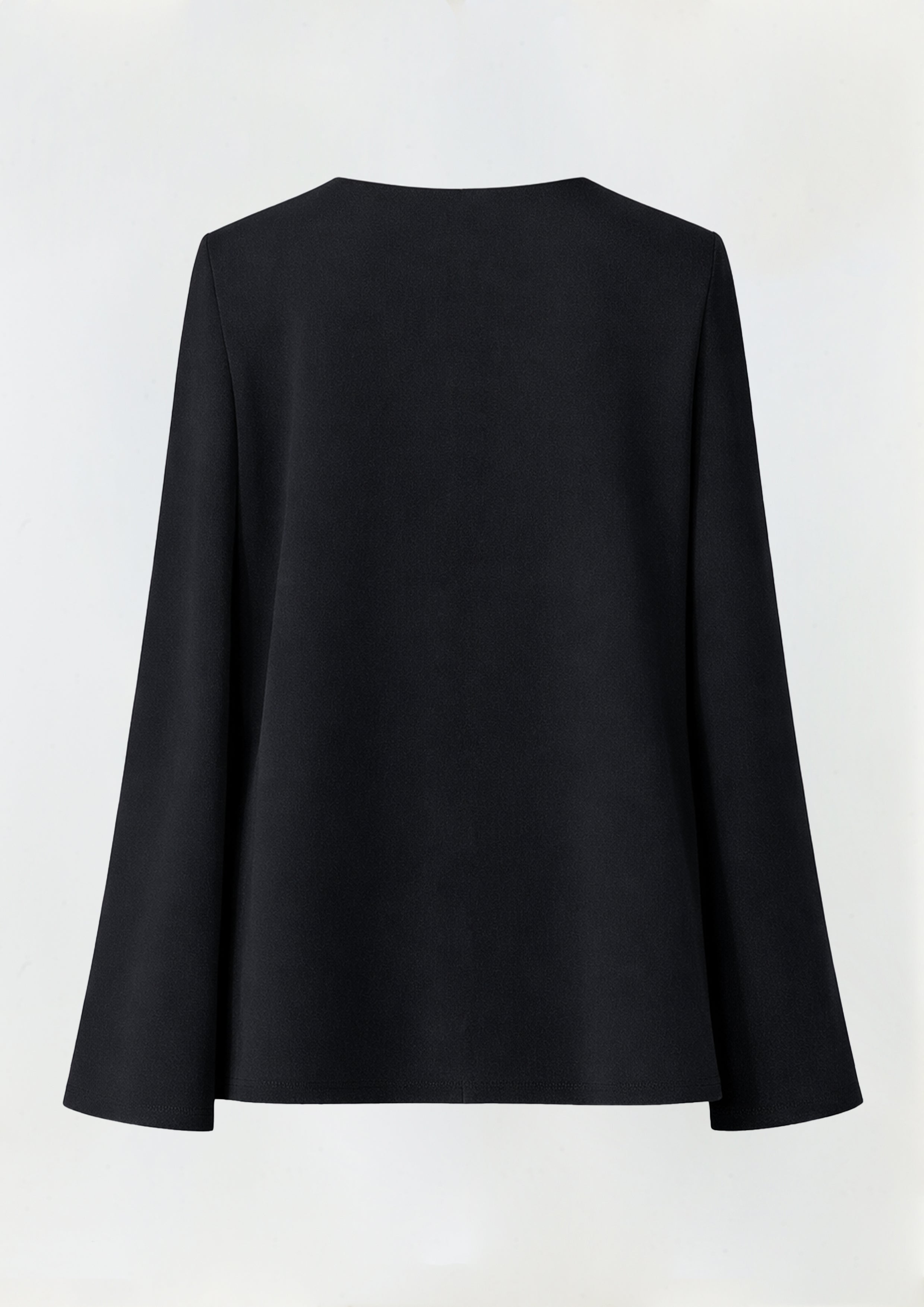 BLUSA COM CAPA DE CREPE