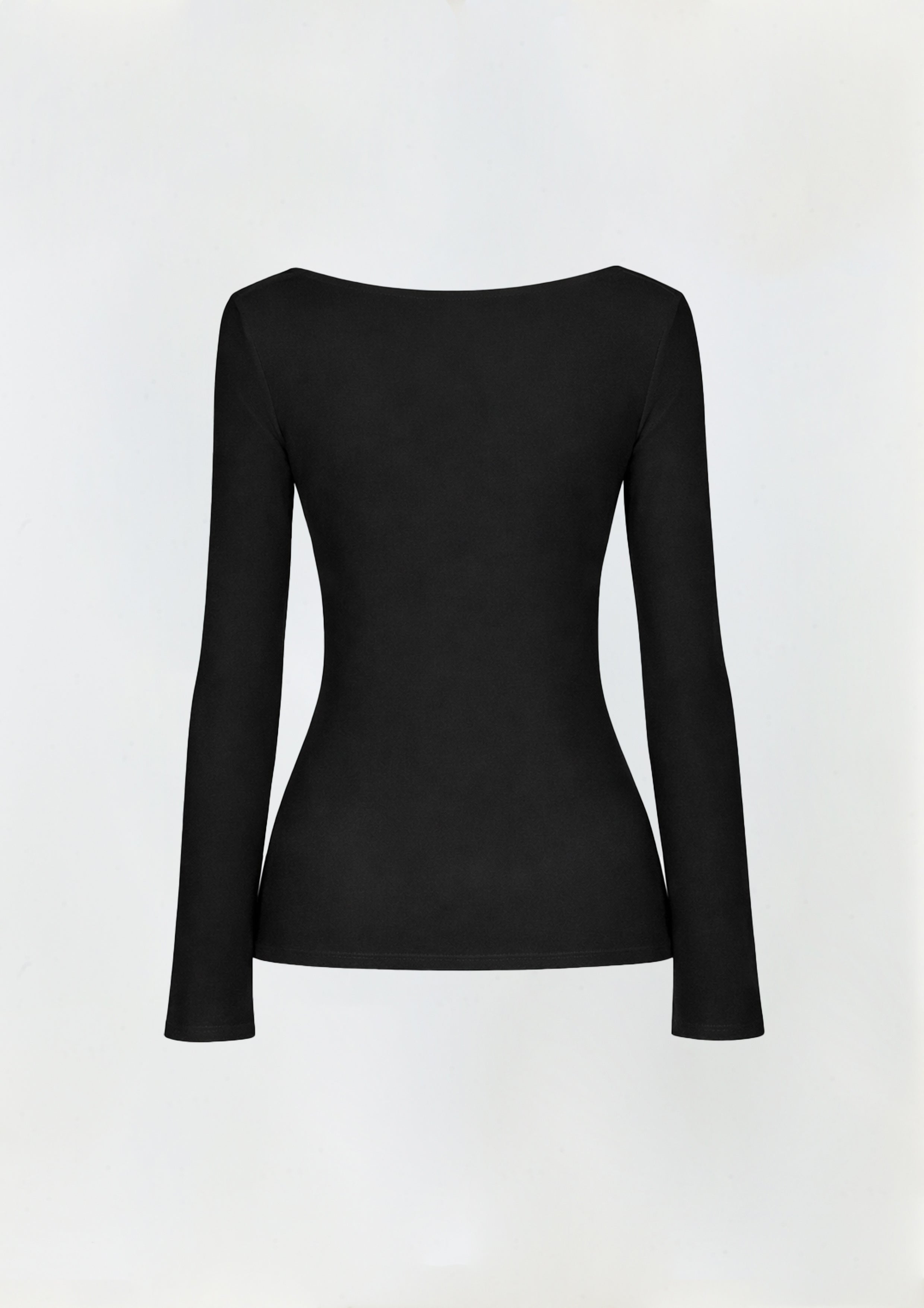 BLUSA DECOTE CORSELET DE CREPE