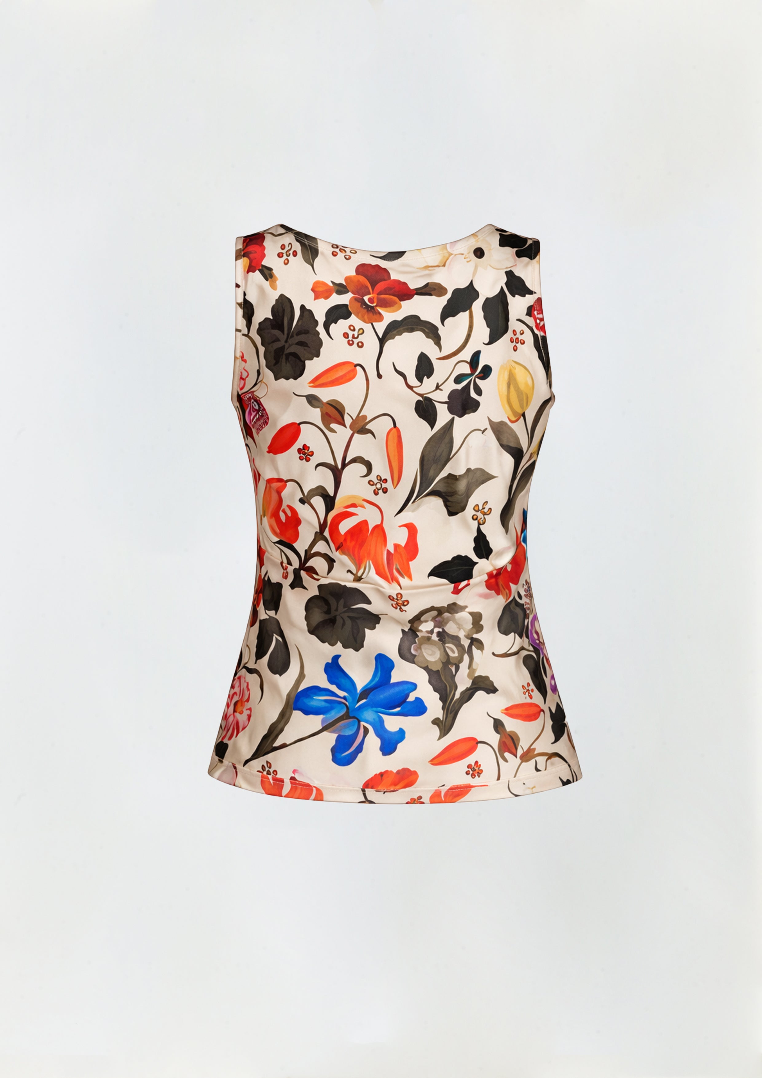 BLUSA NO VIÉS FLOR ELISABETANA