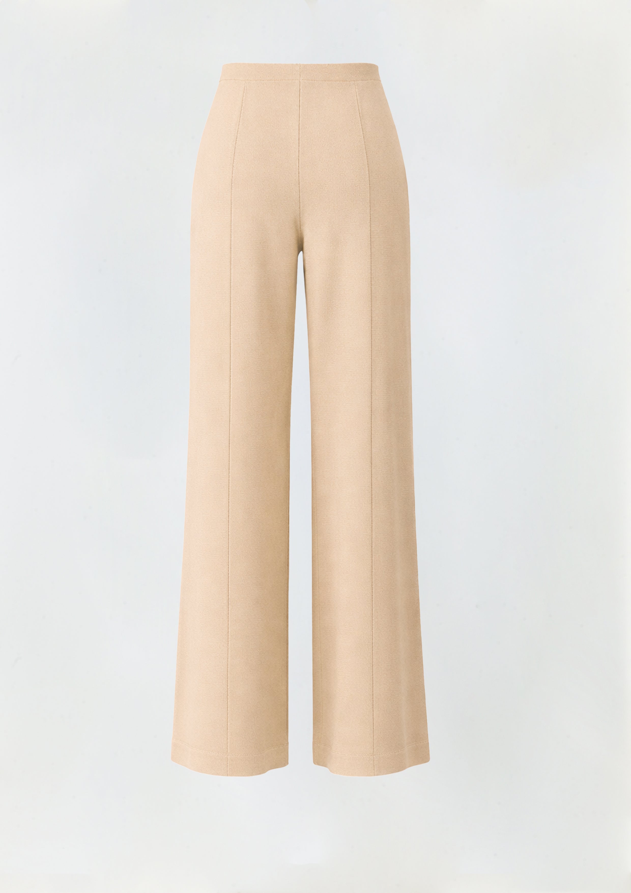 CALÇA RETA AMPLA DE MALHA