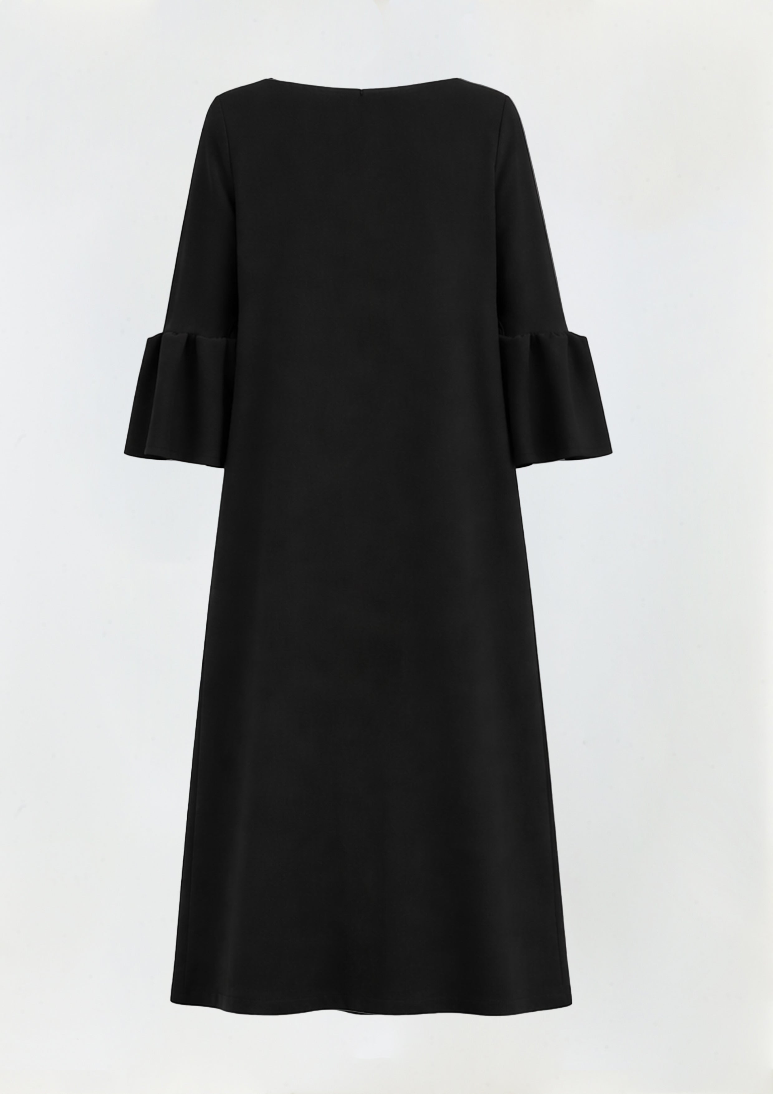 VESTIDO DETALHE NAS MANGAS