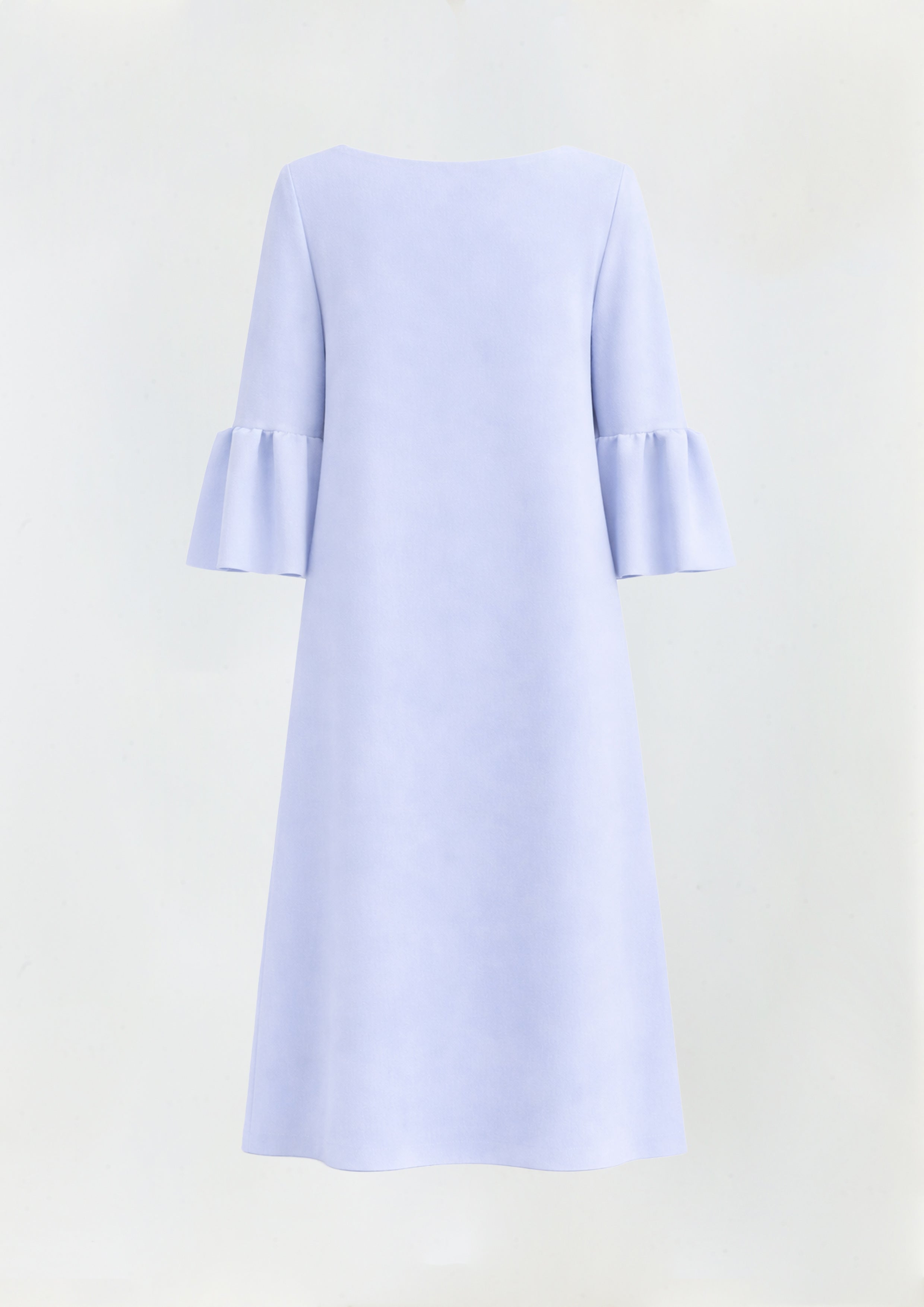 VESTIDO DETALHE NAS MANGAS