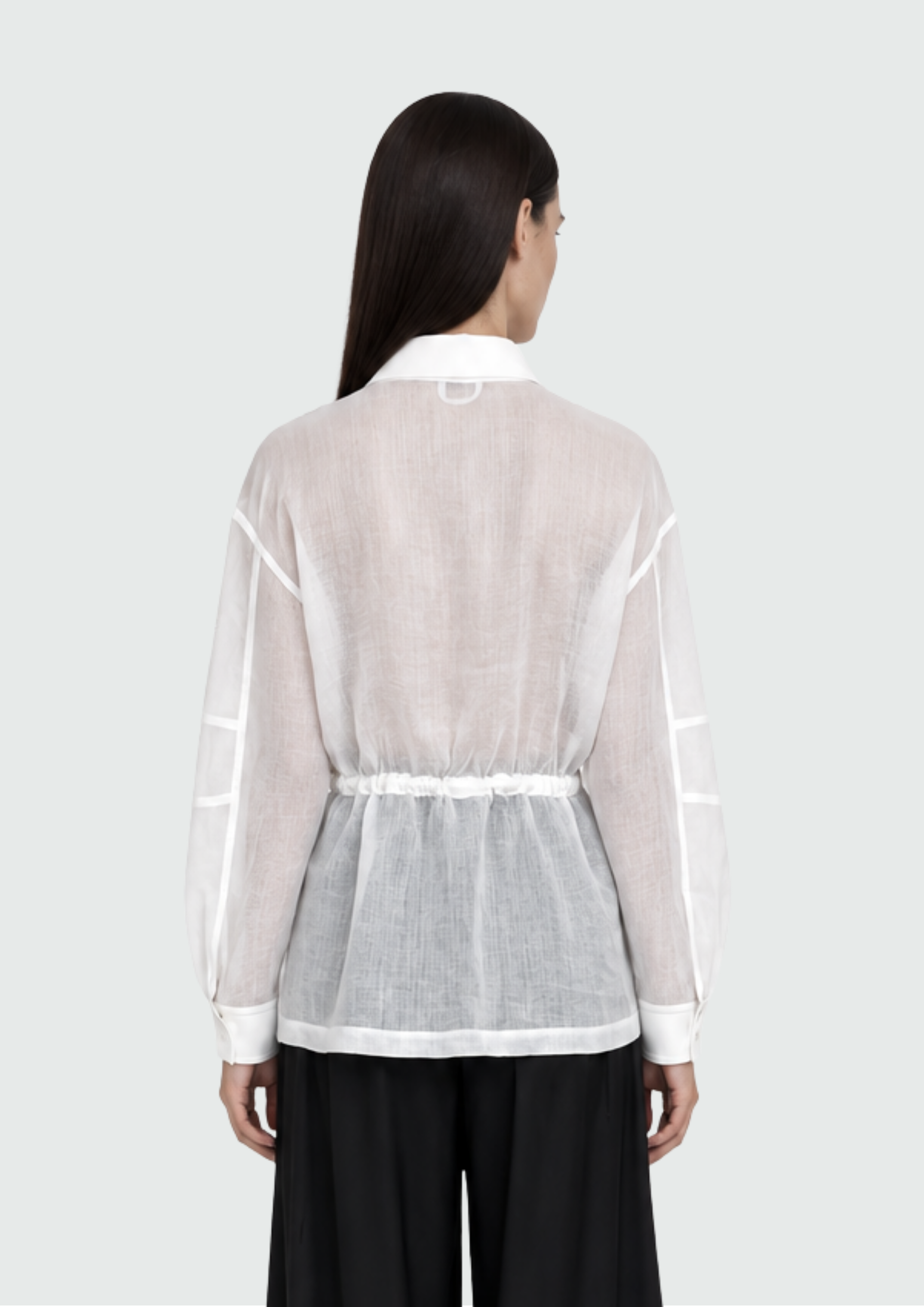 CAMISA TRANSPARENTE LINHO