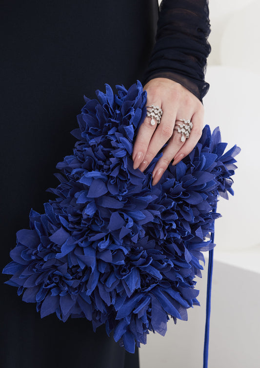 BOLSA DE FESTA COM FLORES