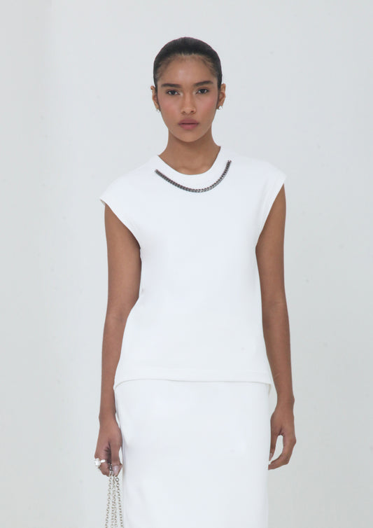 BLUSA COM CORRENTE