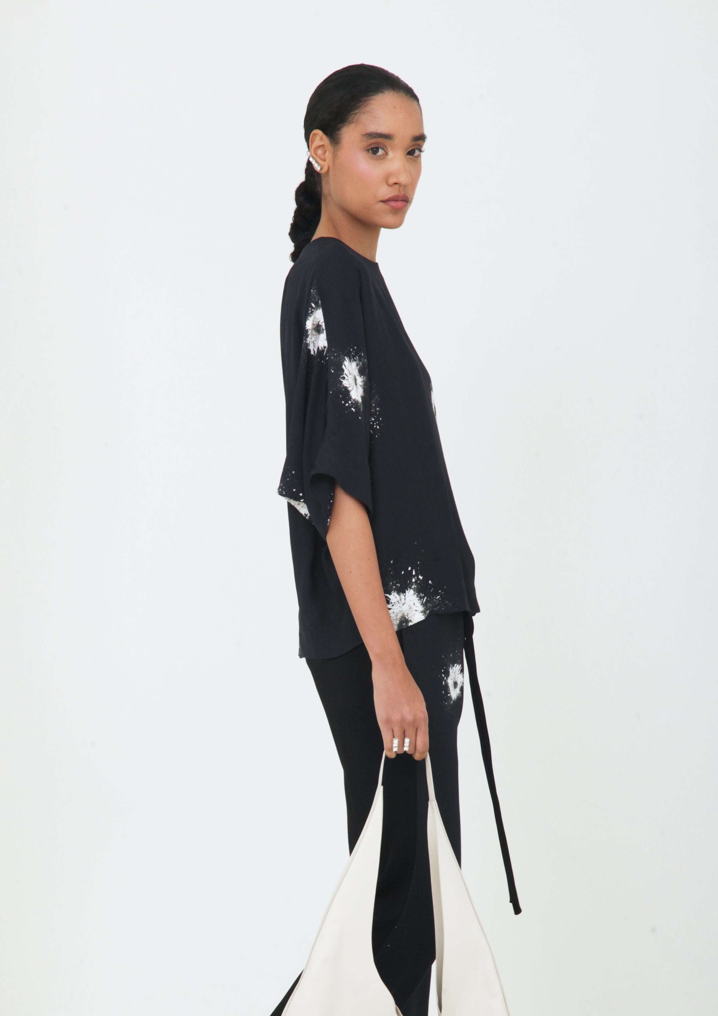 BLUSA GOLA CARECA ESTAMPADA