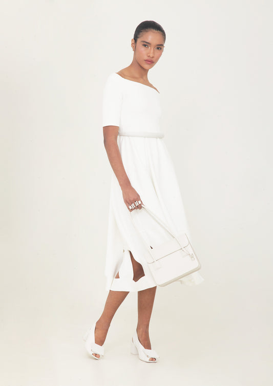 VESTIDO OMBRO A OMBRO TRIÂNGULO