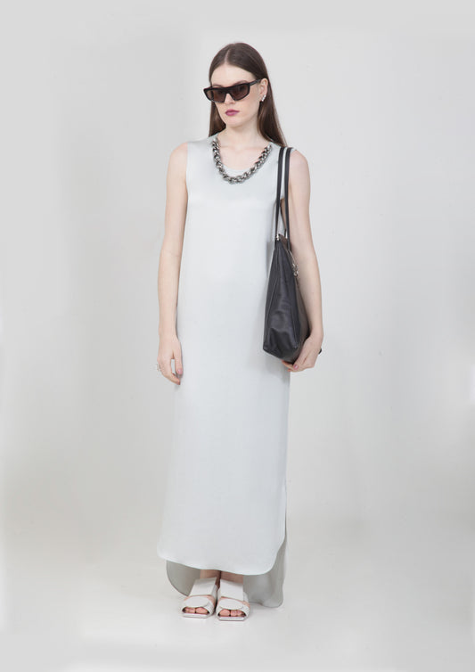 VESTIDO LONGO SEM MANGA
