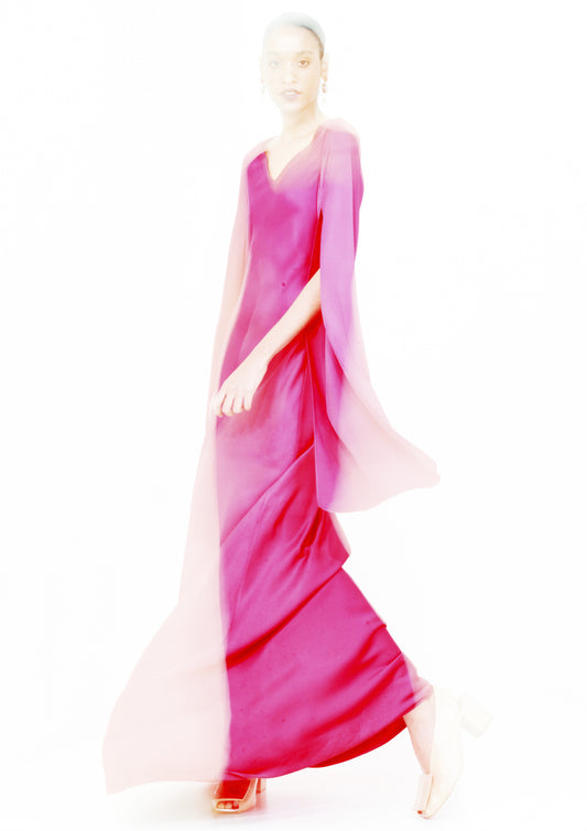 VESTIDO DECOTE V ABERTO NO VIÉS