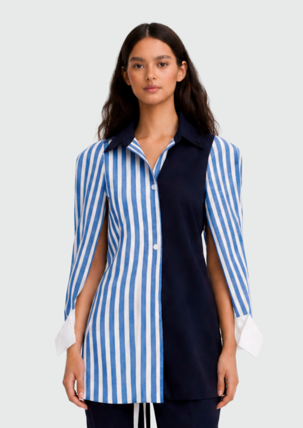 CAMISA BICOLOR LISTRADA